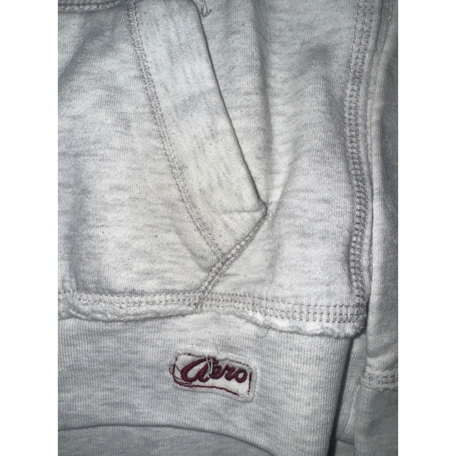 Vintage VINTAGE Aeropostale Women Hoodie Sweatshirt Gray 87 Logo Pullover Size Large 18x22 90s Preppy Logo Pockets Mens? Size L / US 10 / IT 46 - 3 Thumbnail