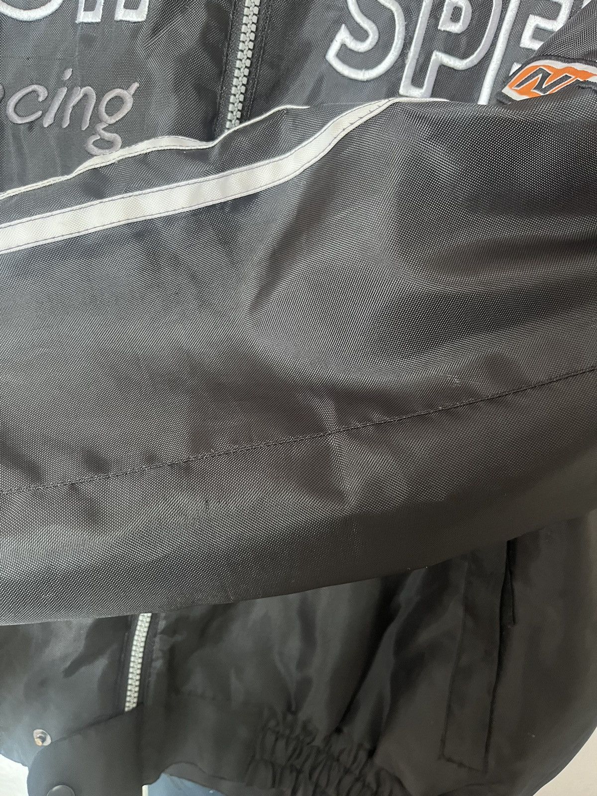 Vintage Polo High Speed Racing Moto Multi Logo Jacket