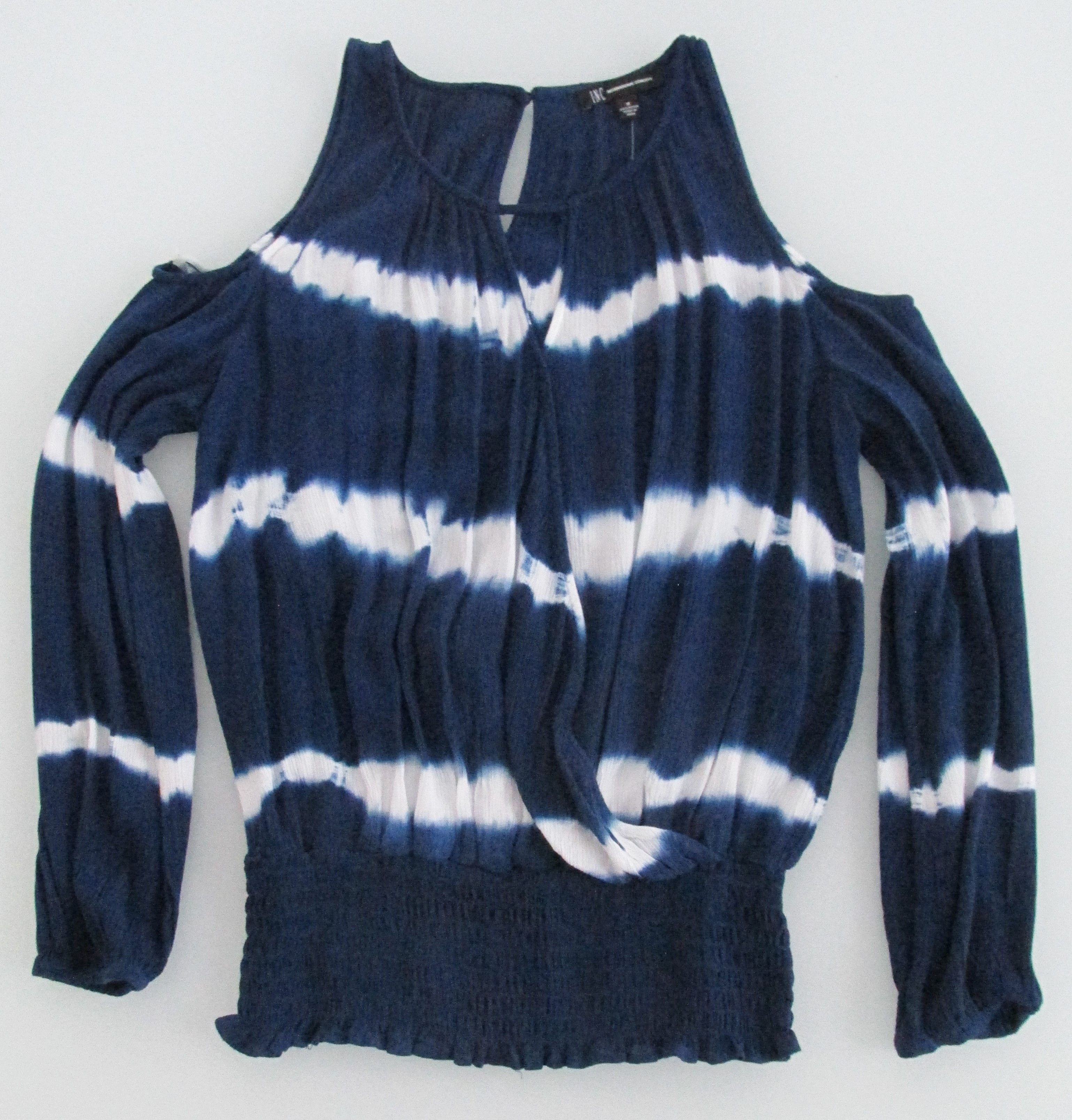 I.N.C INC (NWT) Open Shoulder Long Sleeve Blouse Size Medium Size M / US 6-8 / IT 42-44 - 1 Thumbnail