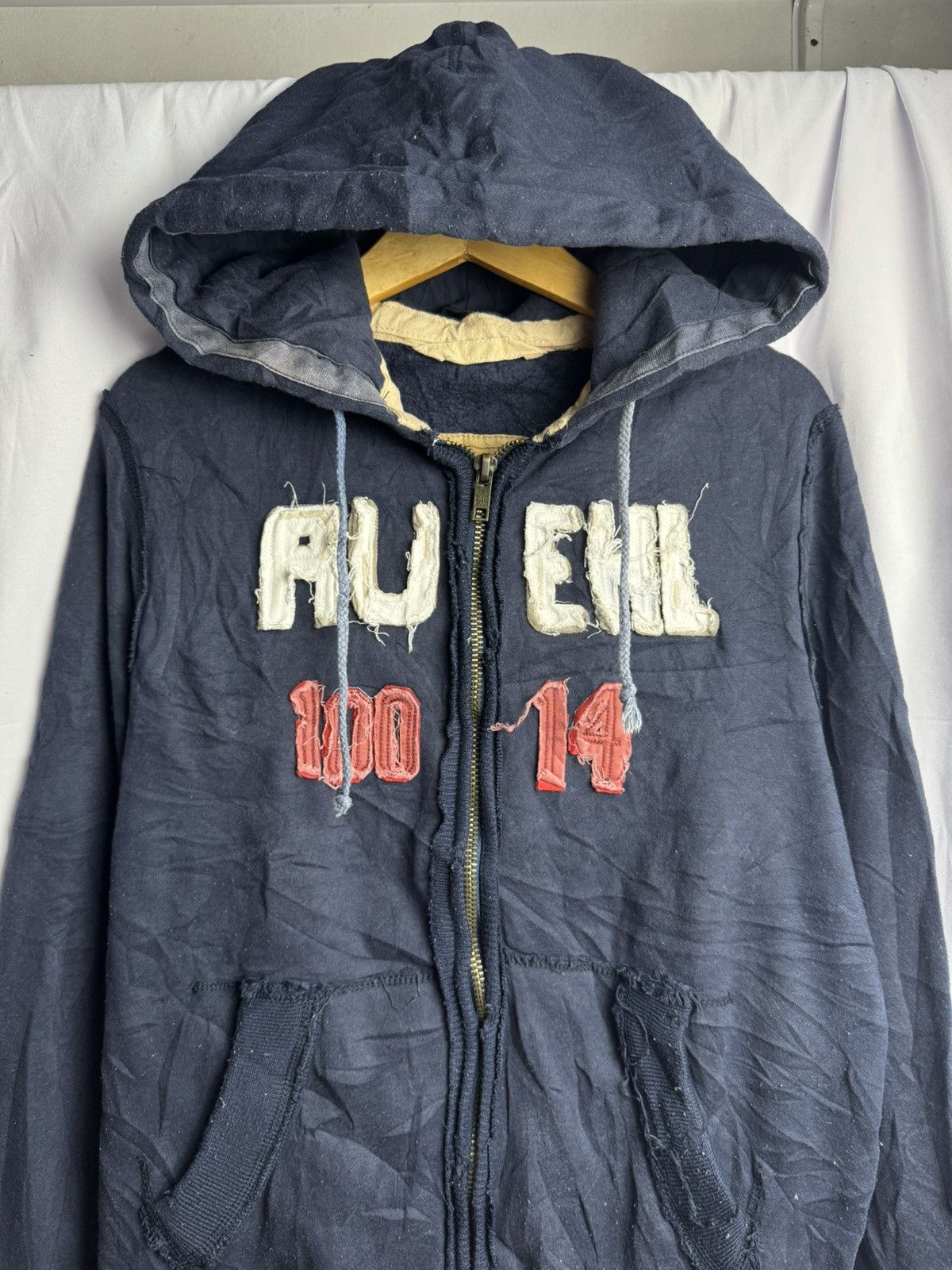 Hysteric Glamour × If Six Was Nine × Japanese Brand Japanese Distressed Ruehl Hoodie Ifsix lgb style Size US L / EU 52-54 / 3 - 3 Thumbnail