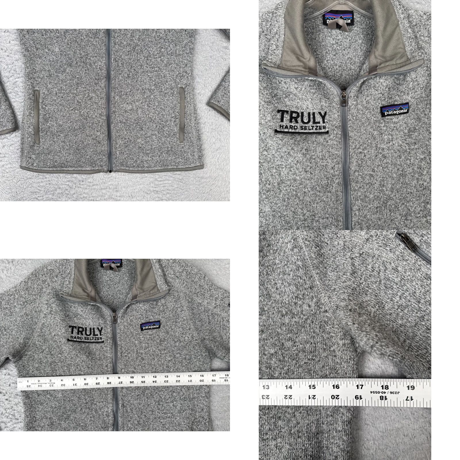 Patagonia Patagonia Jacket Women M Gray Better Sweater Jacket Knit Zip Lined Logo Embroidered Casual Travel Workwear Fall Spring Winter Size M / US 6-8 / IT 42-44 - 8 Thumbnail