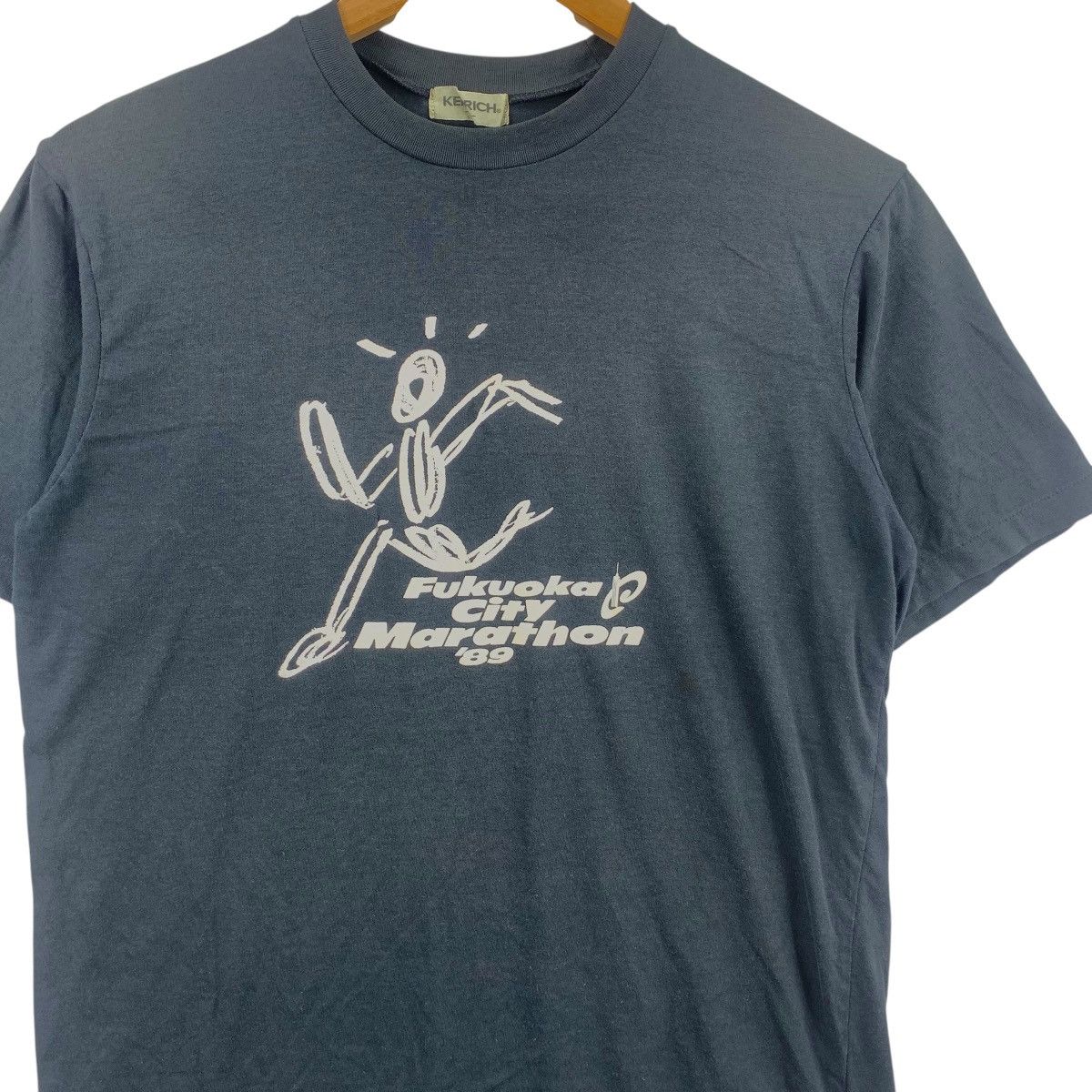 Vintage Vintage 1989 FUKUOKA CITY MARATHON Animation Tee Shirt Top Size S / US 4 / IT 40 - 5 Thumbnail