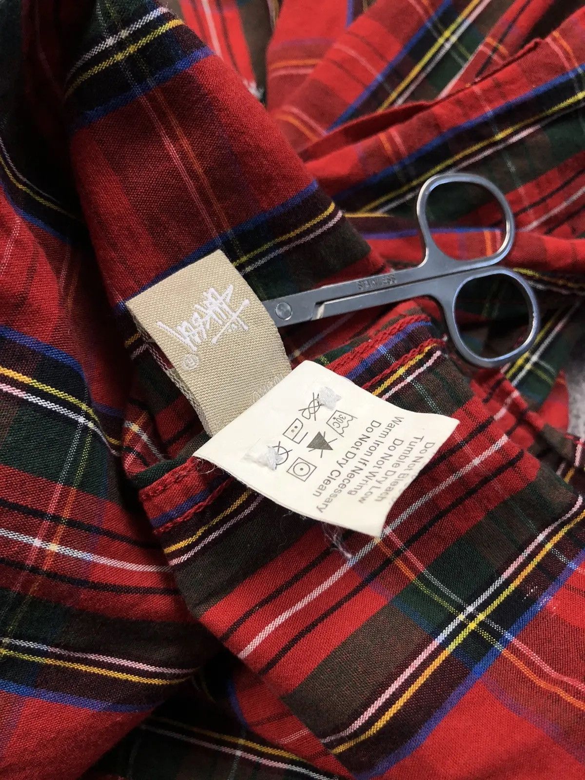 Stussy STUSSY Hype Checkered Monogram Crown Logo Streetwear Y2kRare Size US S / EU 44-46 / 1 - 11 Thumbnail