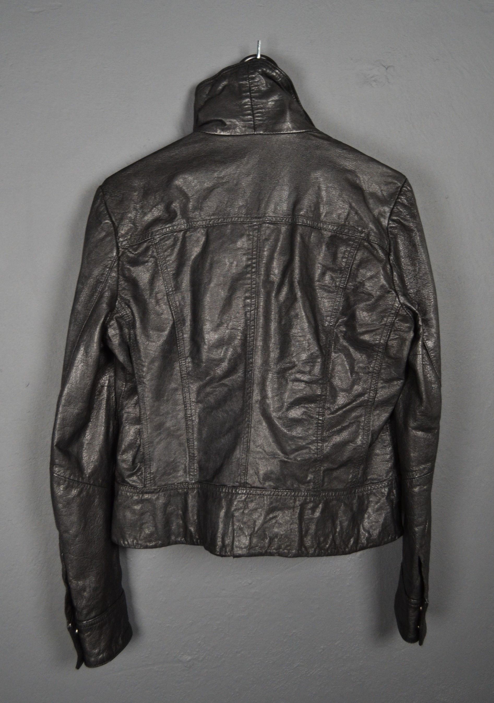 Allsaints All Saints Belvedere Leather Biker Jacket 8 US Size M / US 6-8 / IT 42-44 - 8 Thumbnail