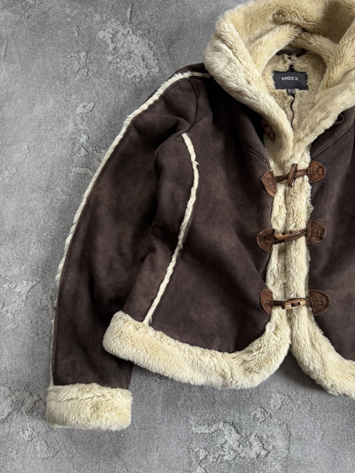 Mexx MEXX I46/FR44 lined leather brown jacket coat miss sixty LGB Size L / US 10 / IT 46 - 3 Thumbnail