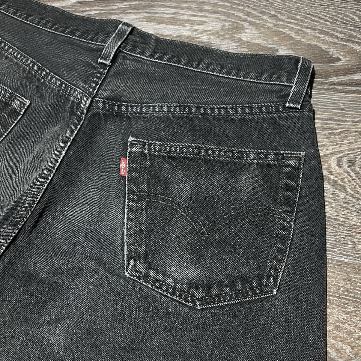 Levi's Vintage LEVI’S 501 Made In USA Washed Denim Black Jeans Size US 34 / EU 50 - 10 Thumbnail