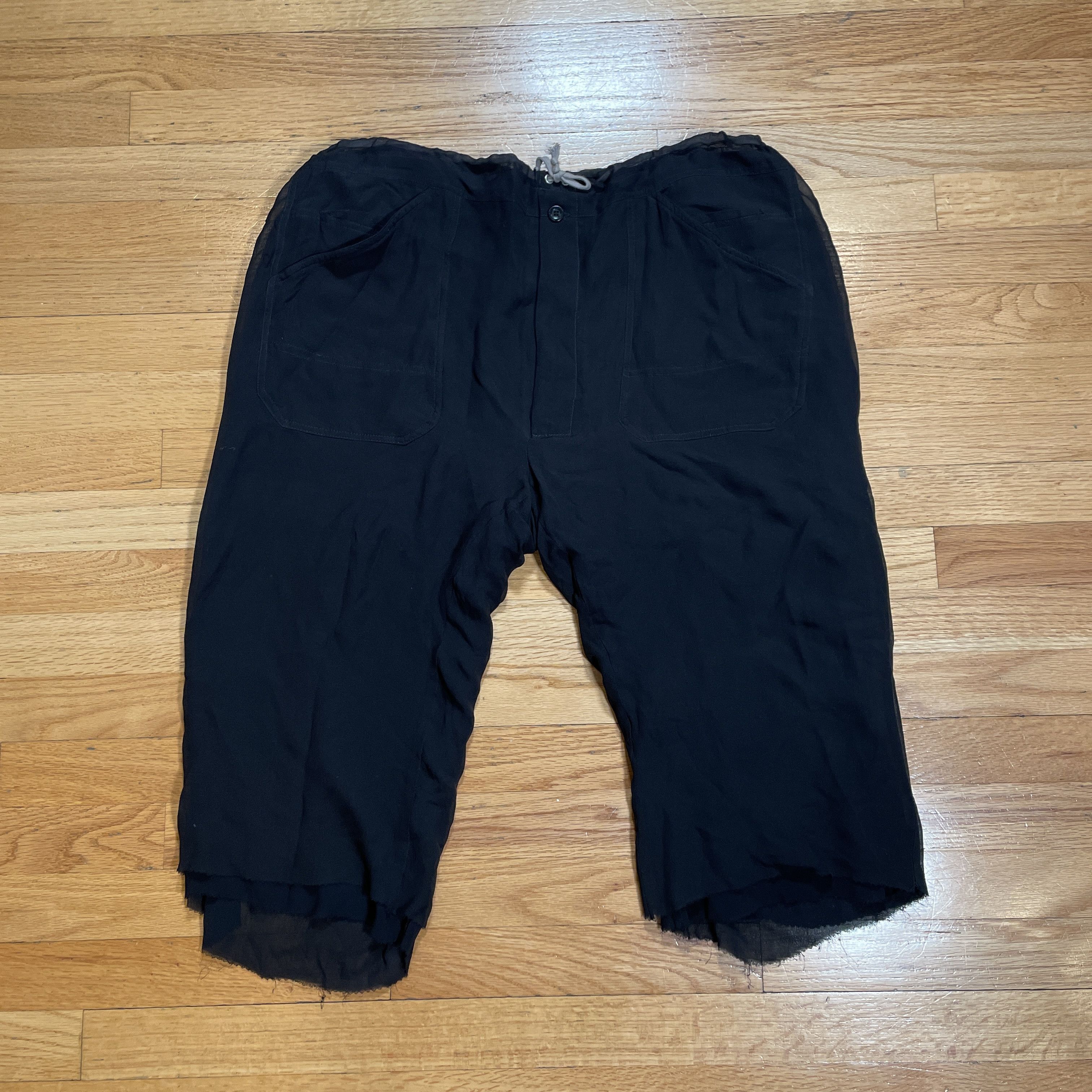 image of Rick Owens Ss02 Vapor Shorts in Black, Men's (Size 40)