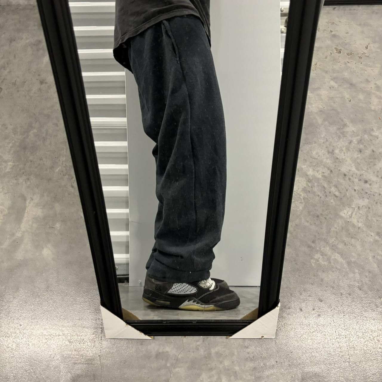 Japanese Brand × Vintage Crazy Vintage Y2K/2000s Dark Grey Skater Essential Sweatpants! Size US 32 / EU 48 - 2 Thumbnail