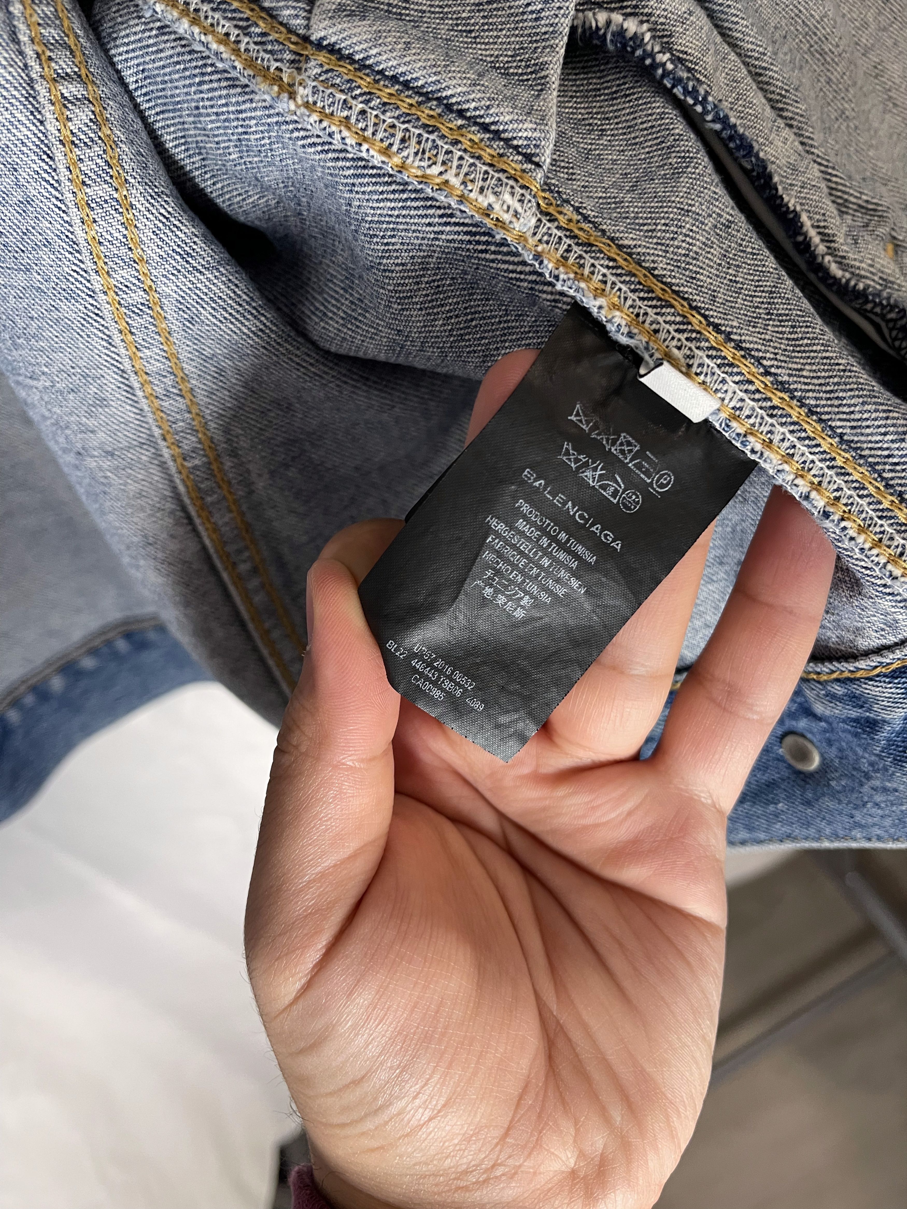 Balenciaga Balenciaga 2016 Swing Denim Jacket Size XS / US 0-2 / IT 36-38 - 7 Thumbnail