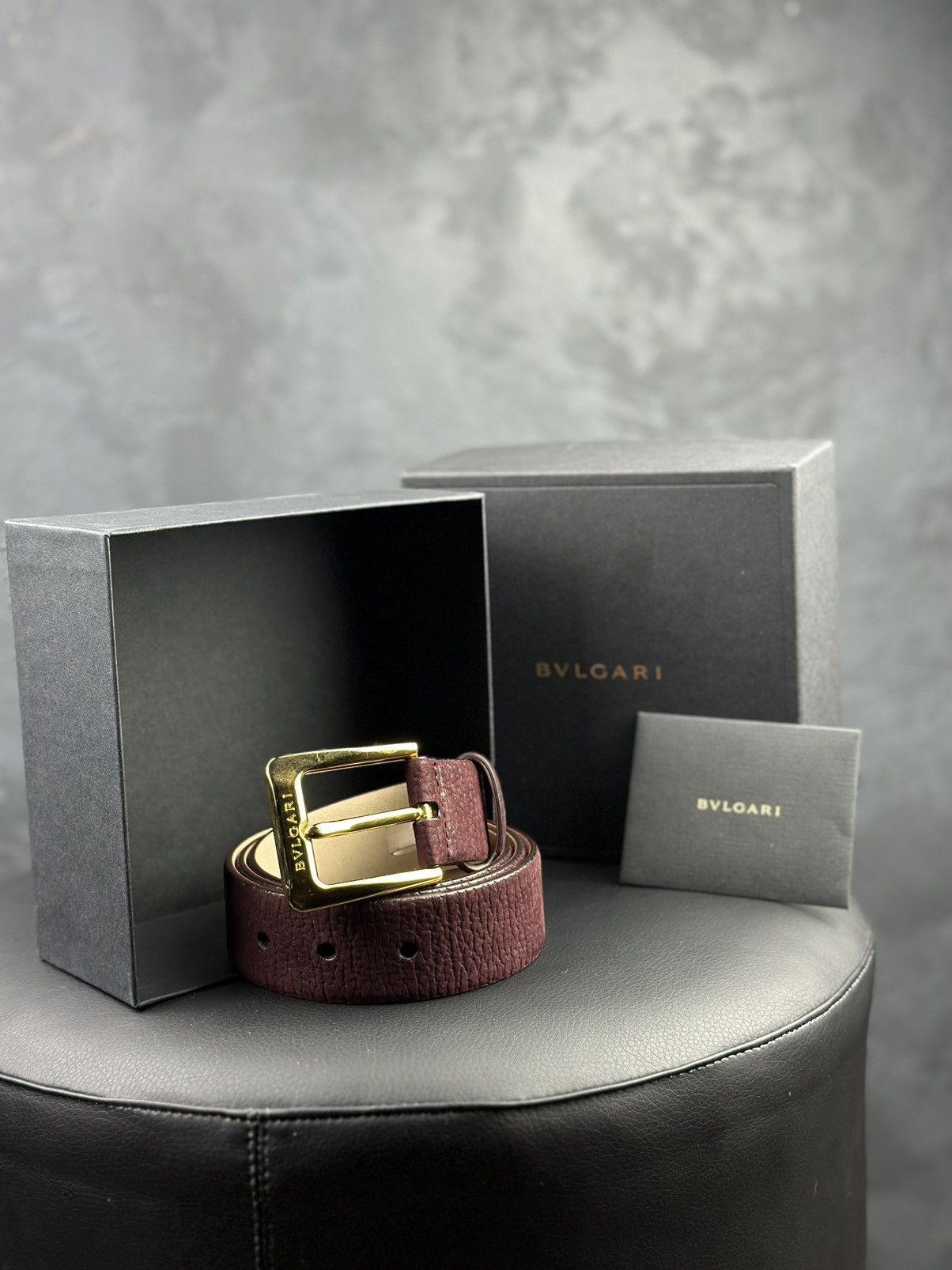Bvlgari BVLGARI Leather Belts Italy Designer Luxury New Size ONE SIZE - 1 Thumbnail