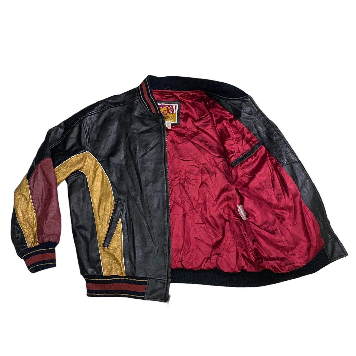 NFL Vintage SF 49ers NFL Leather Bomber Varsity Jacket Size US XL / EU 56 / 4 - 7 Thumbnail