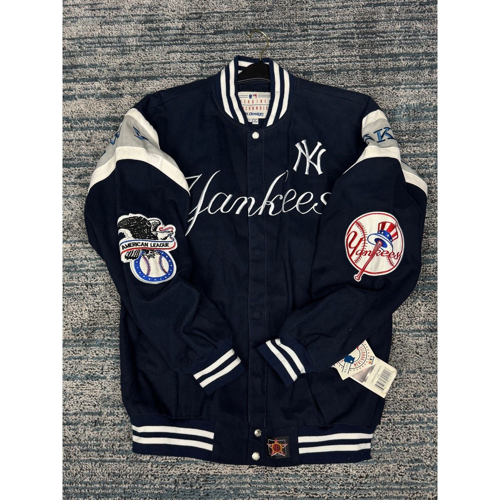 Vintage Vintage MLB Jeff Hamilton New York Yankees JH Jacket Size L Size US L / EU 52-54 / 3 - 2 Thumbnail
