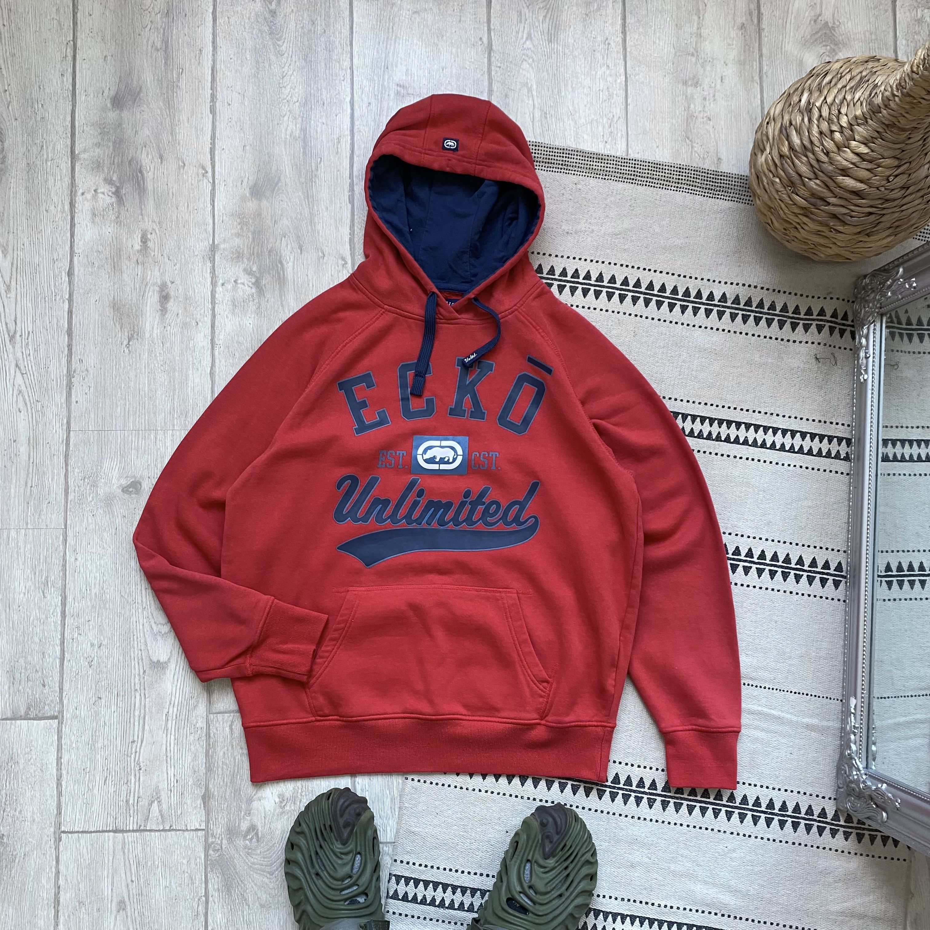 Ecko Unltd. 🦏 Vintage 2000s ECKO Unltd hoodie center logo Tapout Umbro Size US L / EU 52-54 / 3 - 4 Thumbnail
