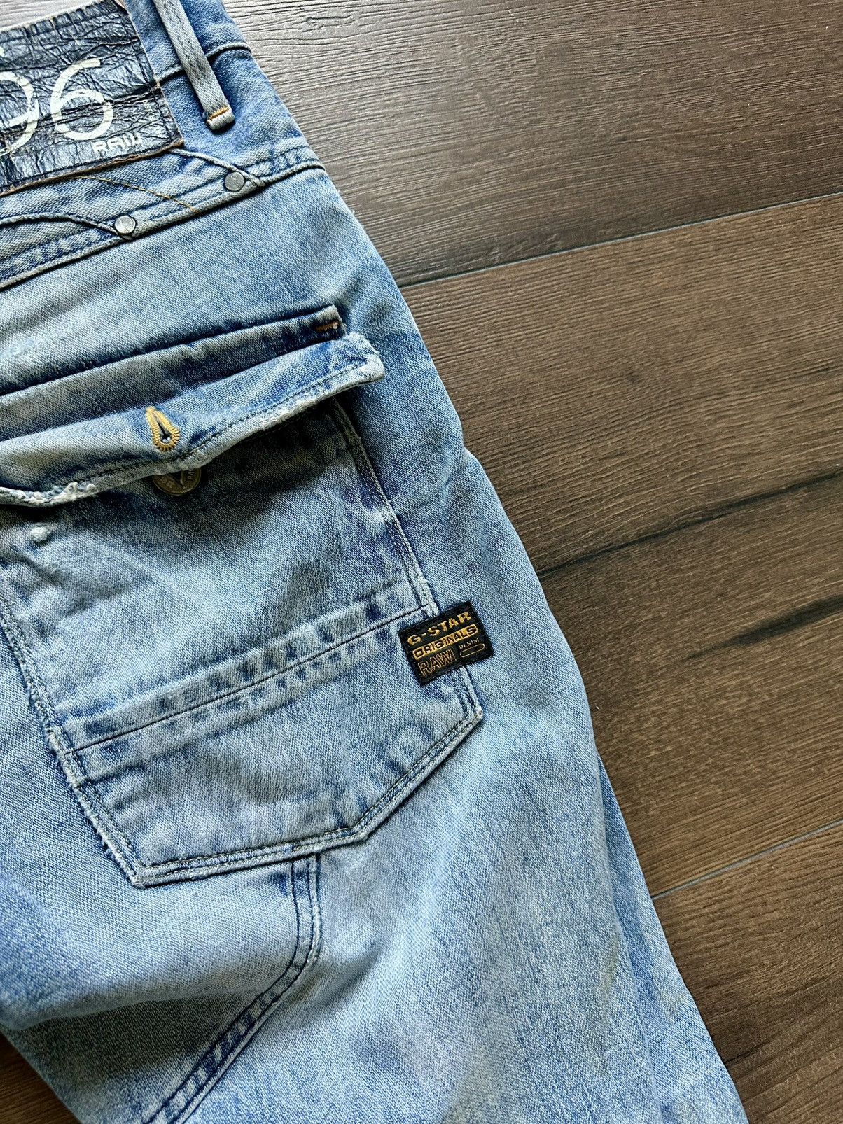 G-Star Vintage Gstar Raw Y2K Distressed Pants 96 Size US 34 / EU 50 - 19 Thumbnail