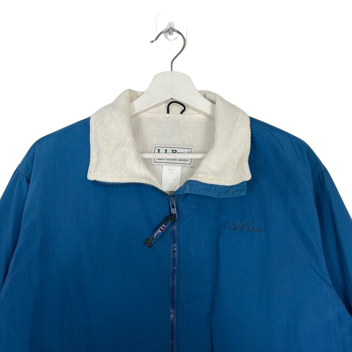 L.L. Bean 🔥 1990s VINTAGE LL BEAN FLEECE LINING BOMBER JACKET Size US M / EU 48-50 / 2 - 3 Thumbnail