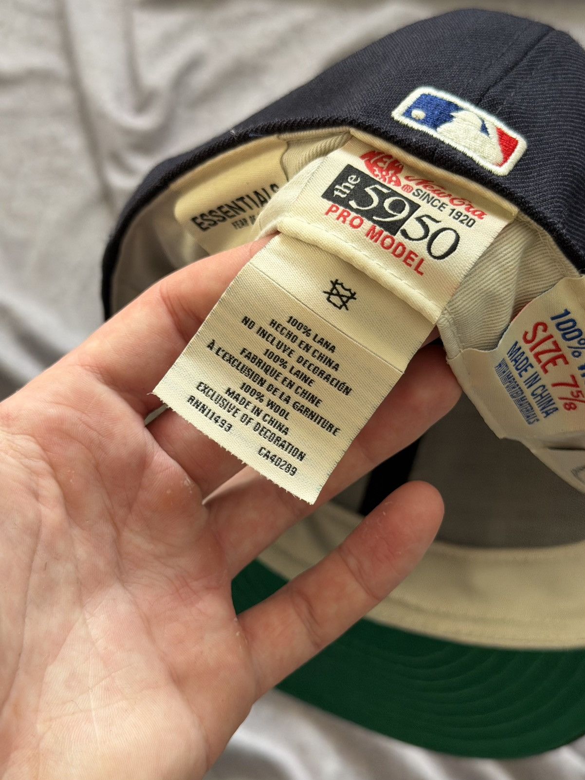 Essentials × New Era New Era Fear of God Essentials Size 7-5/8 Fitted Cap 59FIFTY Size ONE SIZE - 10 Thumbnail