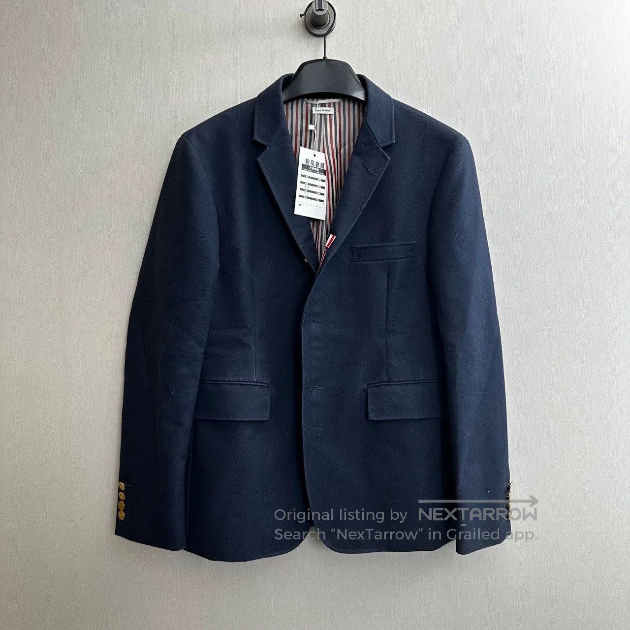 Thom Browne thom browne navy blazer jacket for men. Size US M / EU 48-50 / 2 - 1 Thumbnail