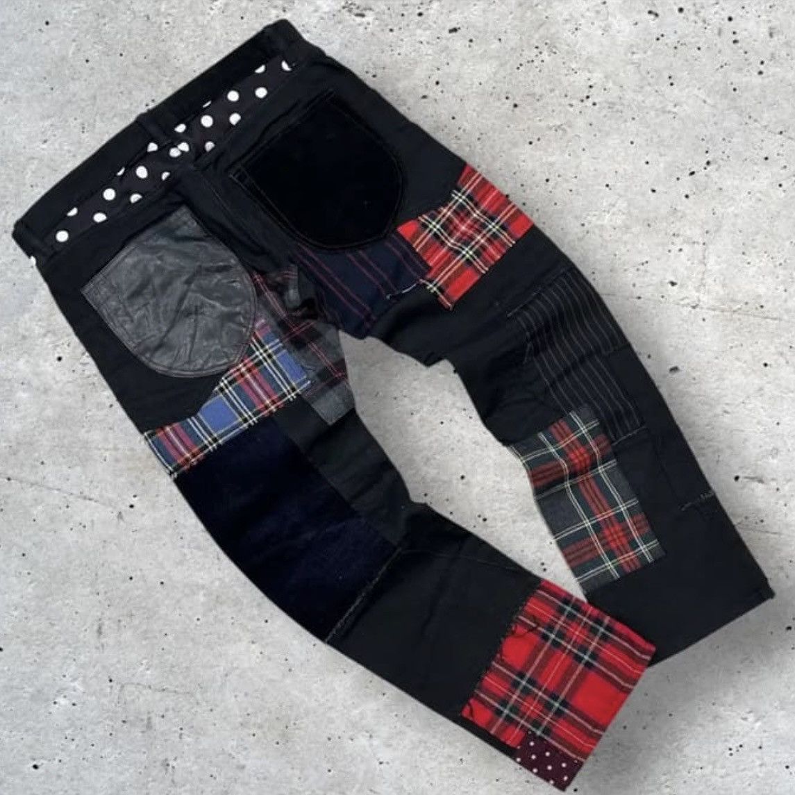 Junya Watanabe Junya Watanabe x CDG Patchwork Pants Size US 32 / EU 48 - 2 Thumbnail