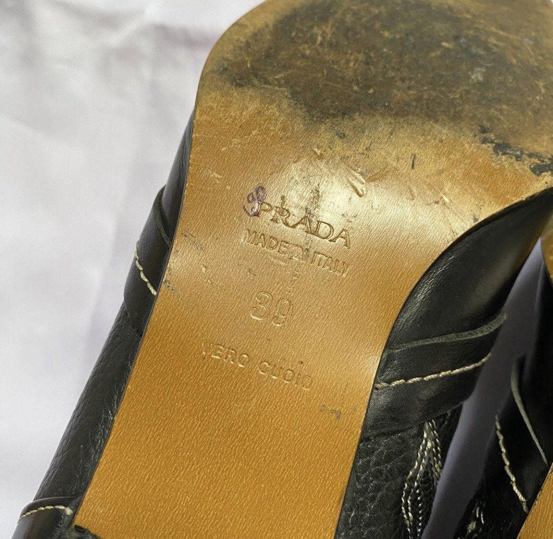Prada Vintage Prada Buckle Design Ankle Boots Size US 9 / IT 39 - 6 Thumbnail