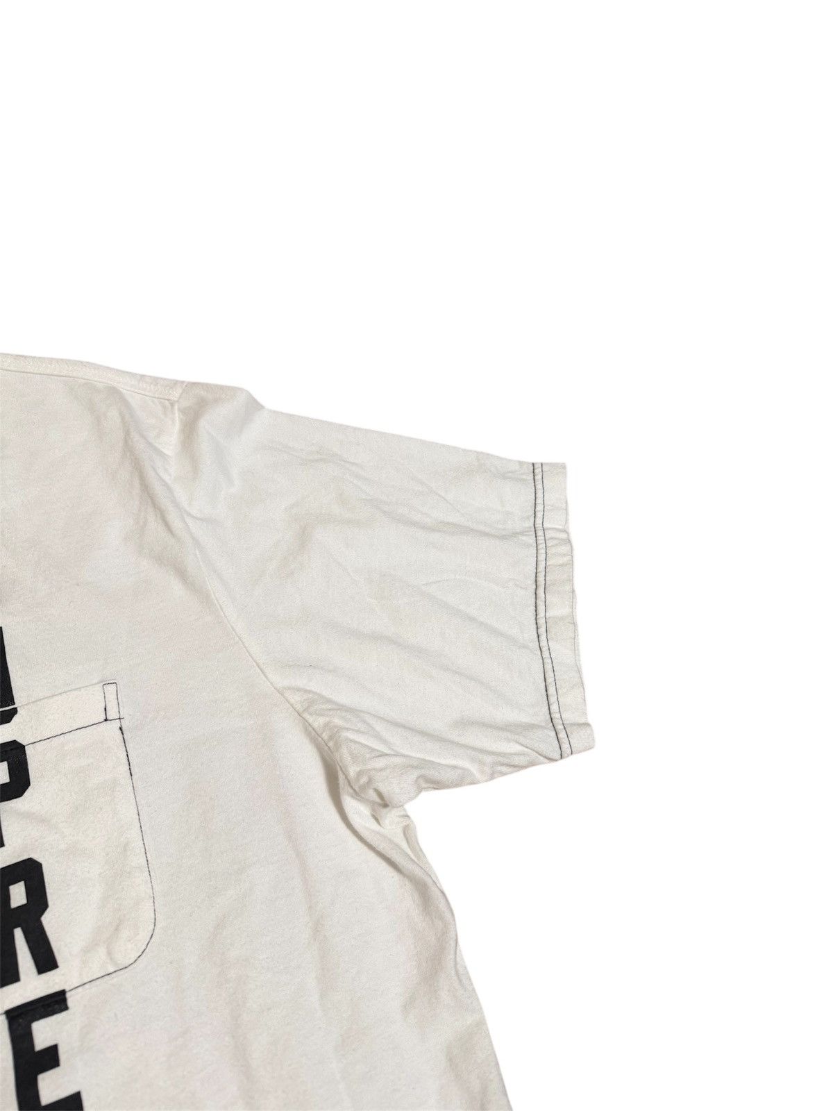 Supreme 🔥Supreme Contrast Stitch Pocket Tee White/Supreme T shirt Size US L / EU 52-54 / 3 - 5 Thumbnail