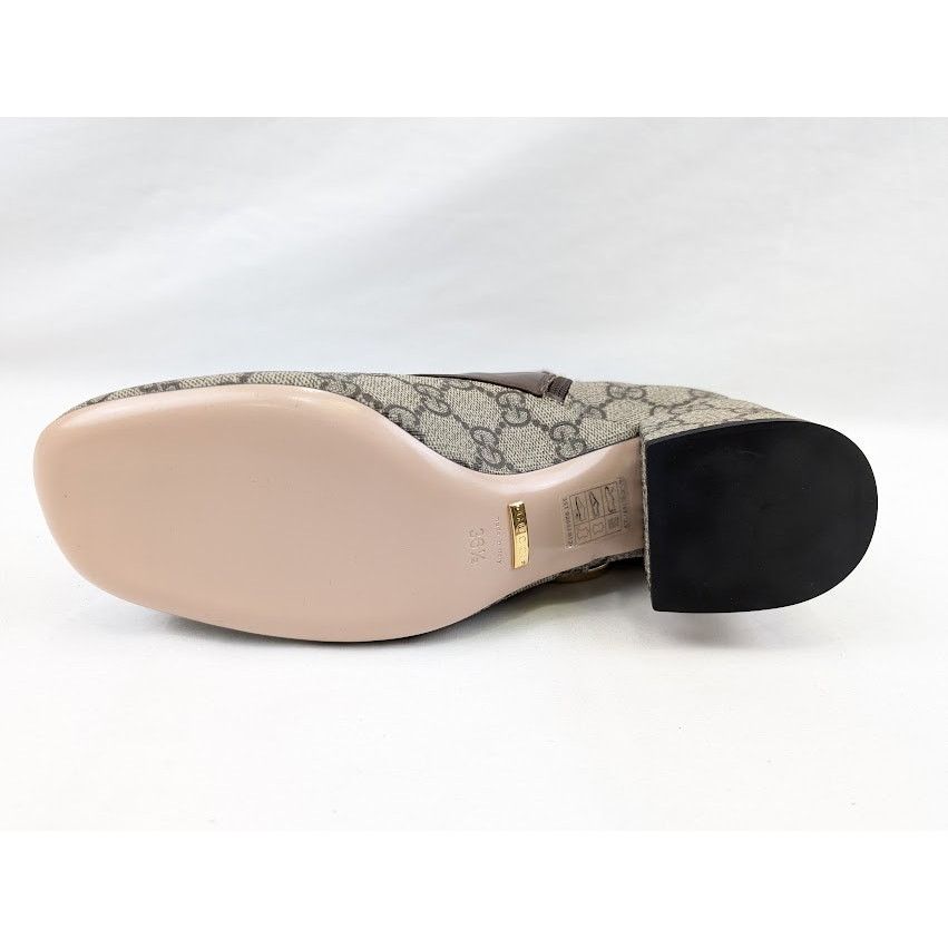 Gucci o1rshd1 T GG Supreme Malaga Kid Boots in Beige Ebony/N.Acero Size US 6.5 / IT 36.5 - 11 Thumbnail