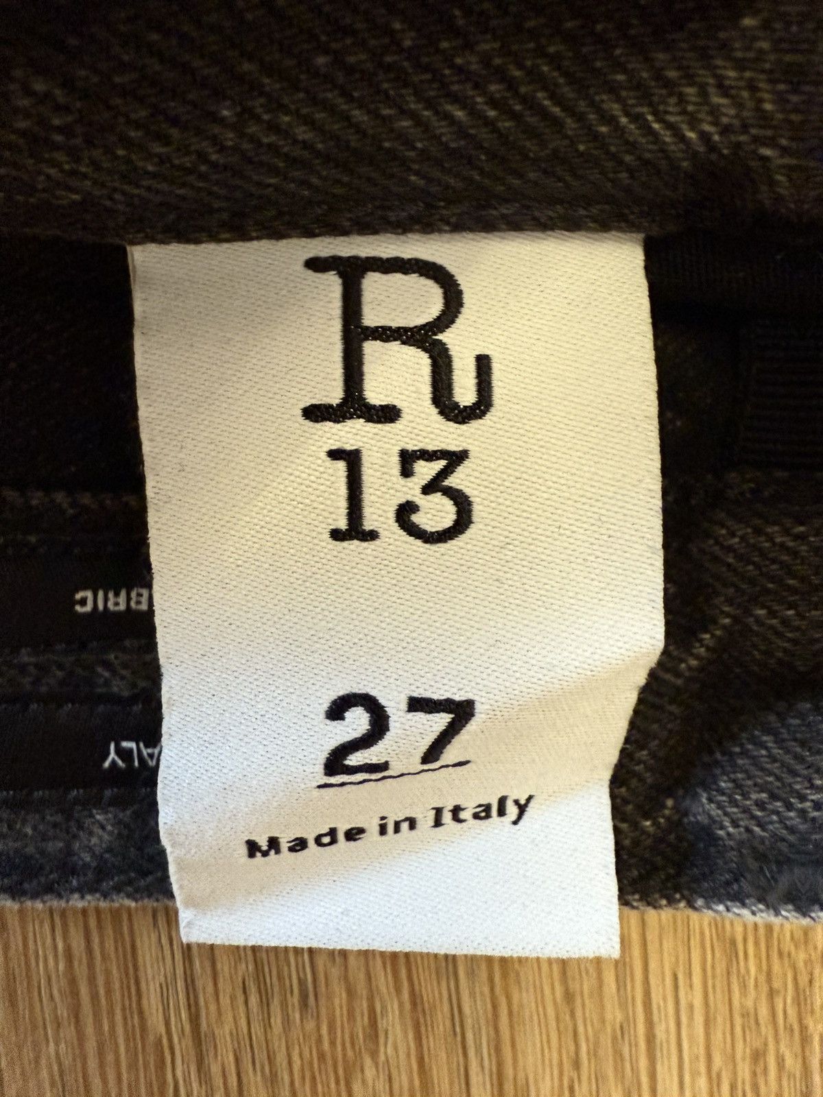 R13 R13 D’ARCY LOOSE JEANS ELLERY BLACK Size 27" / US 4 / IT 40 - 11 Thumbnail