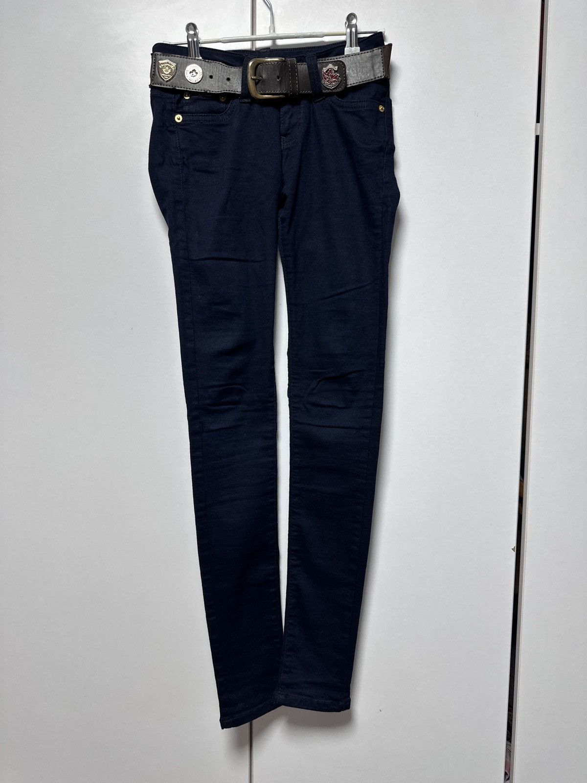 Dsquared2 Dsquared2 women's skinny pants with belt Size 26" / US 2 / IT 38 - 1 Thumbnail