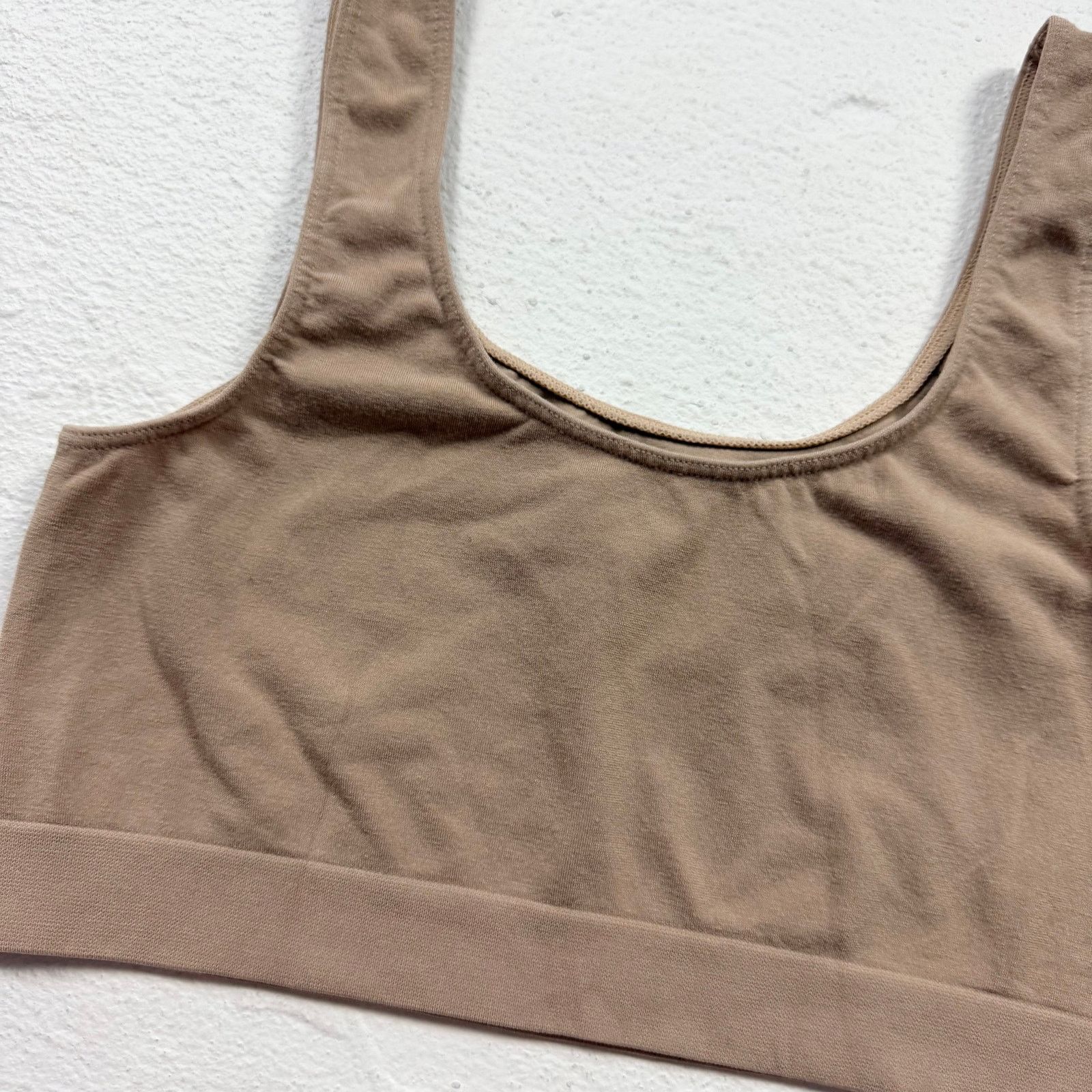 Cosabella Cosabella Tan Bamboo Viscose Stretch Bralette, Size Medium Size M / US 6-8 / IT 42-44 - 4 Thumbnail