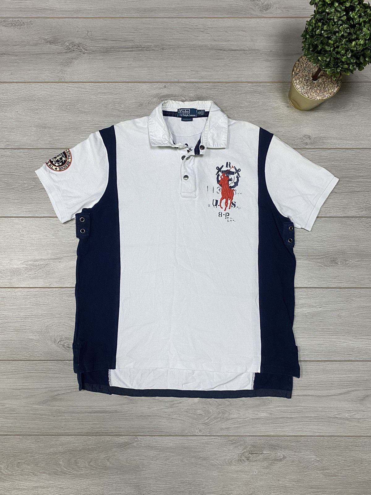 Polo Ralph Lauren Polo Ralph Rescue 🛟 Patrol USRL vintage embro logo shirt Size US XL / EU 56 / 4 - 1 Thumbnail