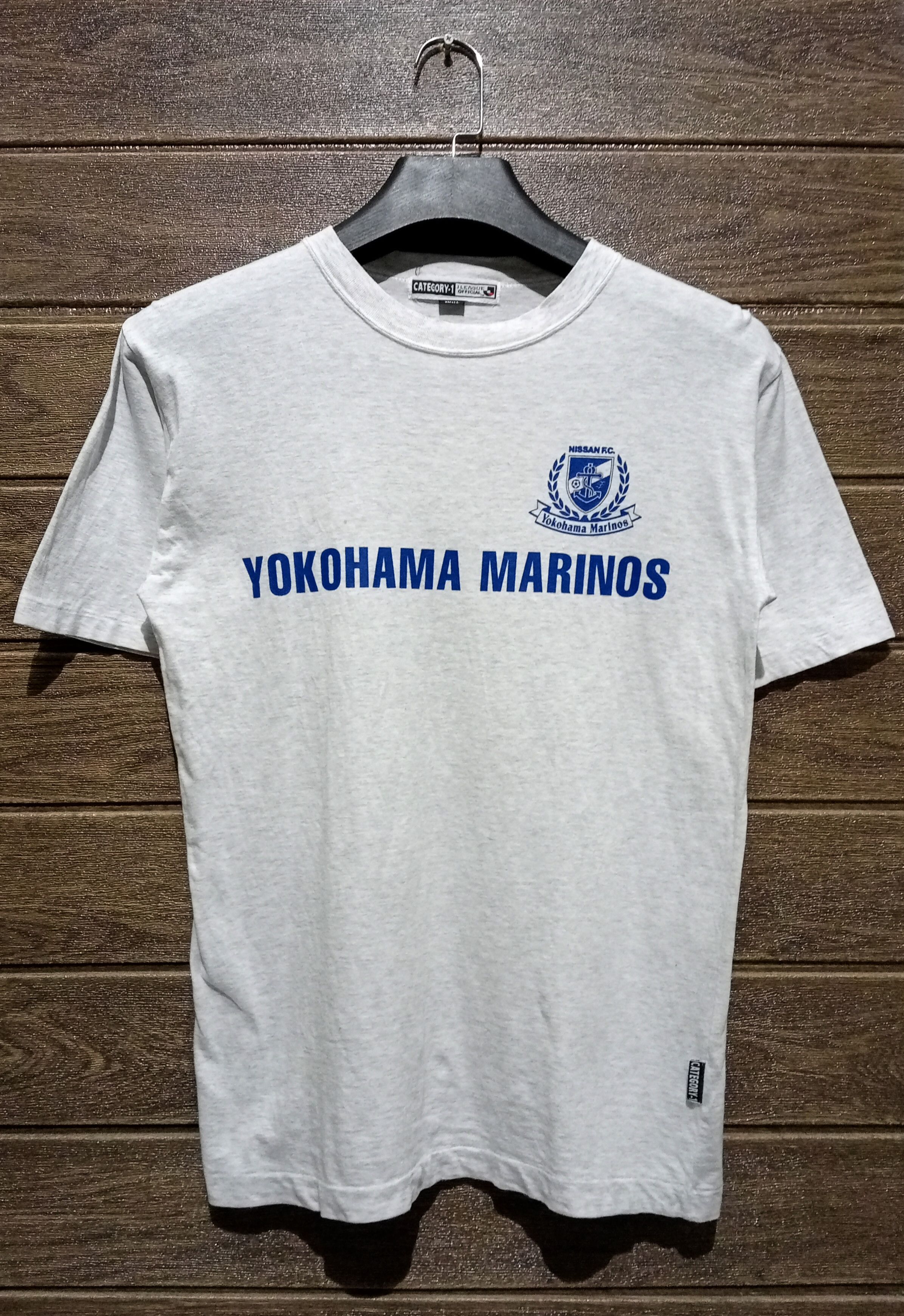 Japanese Brand × Vintage Vintage '90s Single Stitch Yokohama Marinos J. League Tee Size US S / EU 44-46 / 1 - 1 Thumbnail