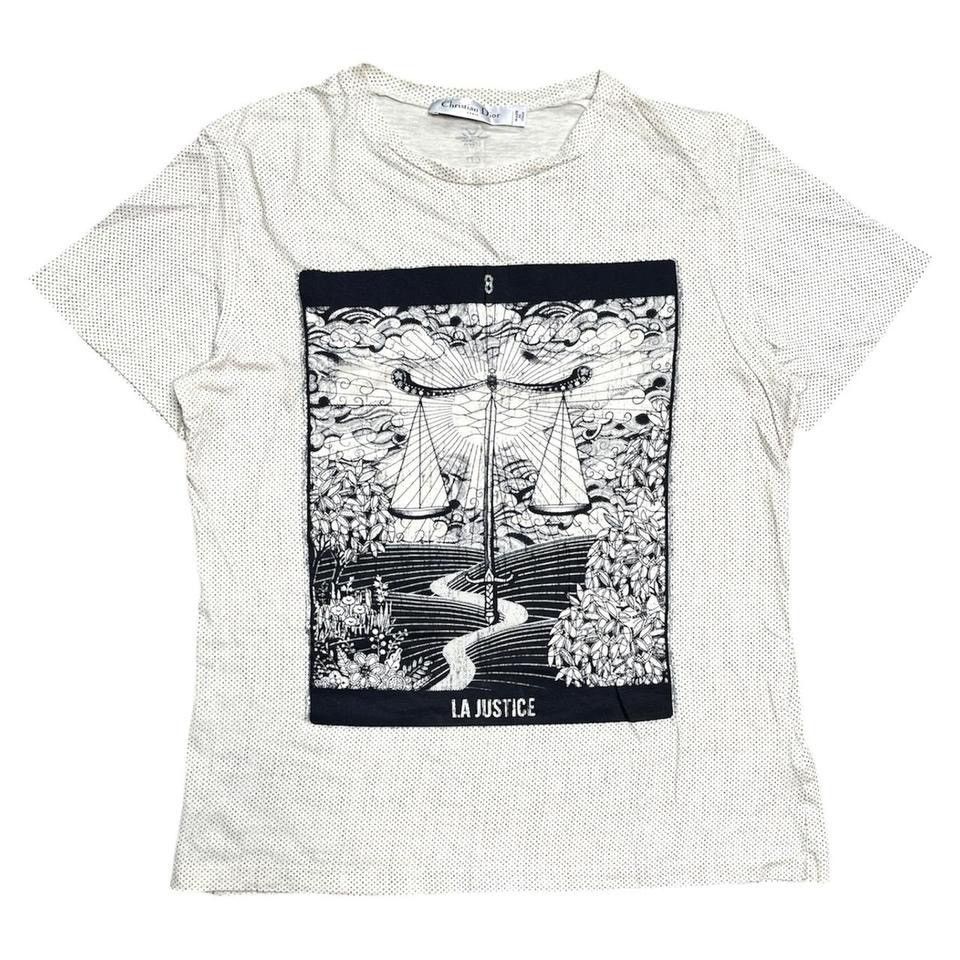 Designer × Dior RARE 2020 la justice christian dior tee Size US M / EU 48-50 / 2 - 1 Thumbnail