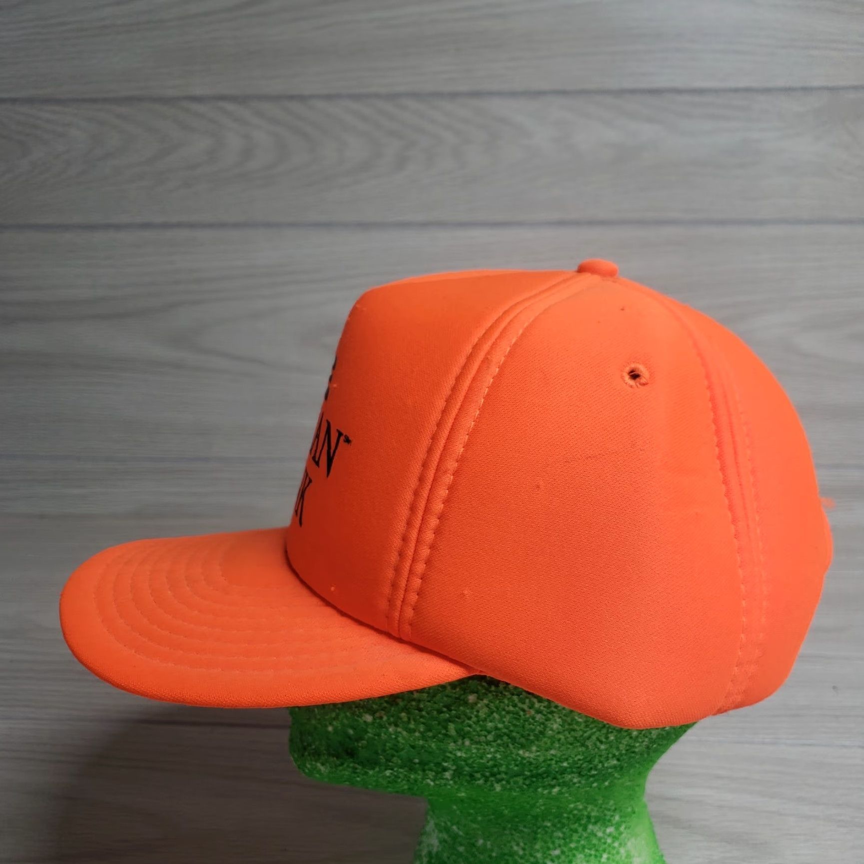 Vintage VINTAGE Sovran Bank Orange Polyester Hat Cap Baseball Adult Snapback Size ONE SIZE - 4 Thumbnail