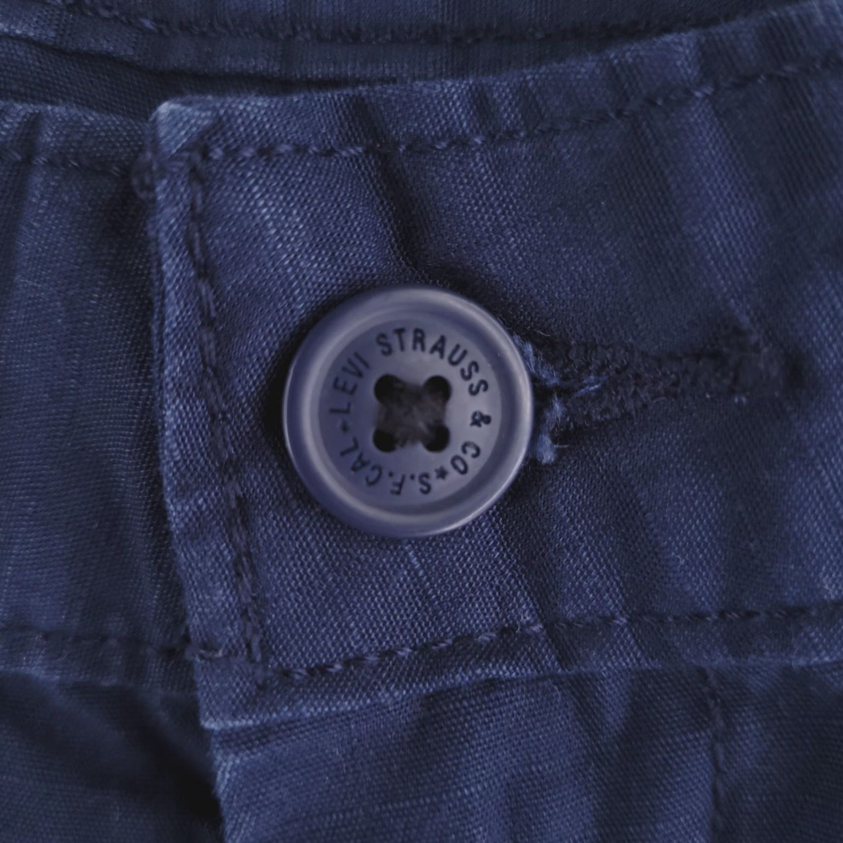 Levi's Levi's Shorts Mens 36 Blue Ripstop Cargo Utility navy Cargo Shorts Blue 36 Men Regular Navy Mens Size US 36 / EU 52 - 3 Thumbnail