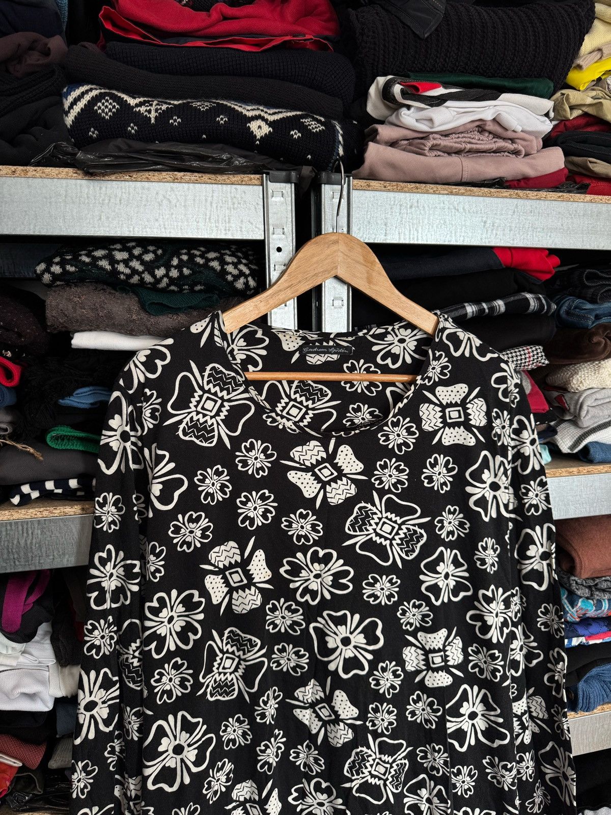Gudrun Sjoden Gudrun Sjoden Floral Tunic Dress Long Sleeve Shirt Size M Size M / US 6-8 / IT 42-44 - 2 Thumbnail