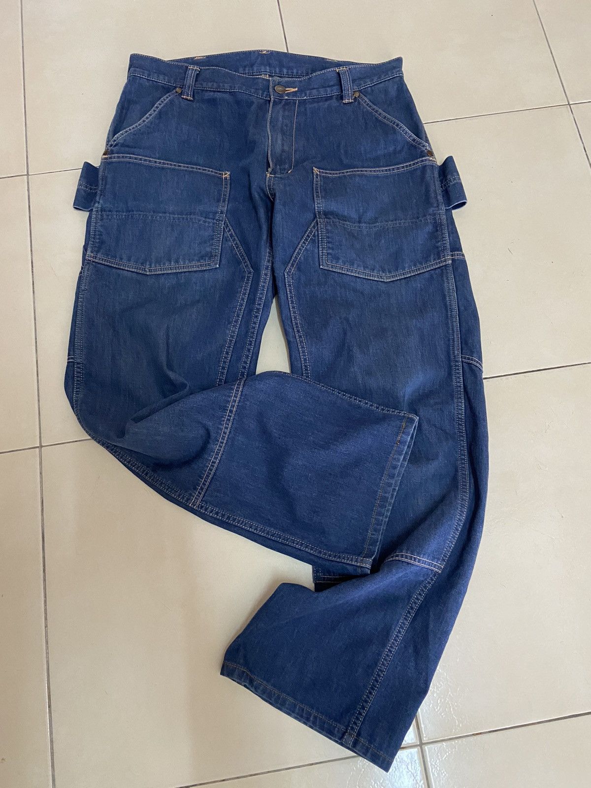 Bape Vintage Windstopper Double Knee Denim Size US 32 / EU 48 - 6 Thumbnail
