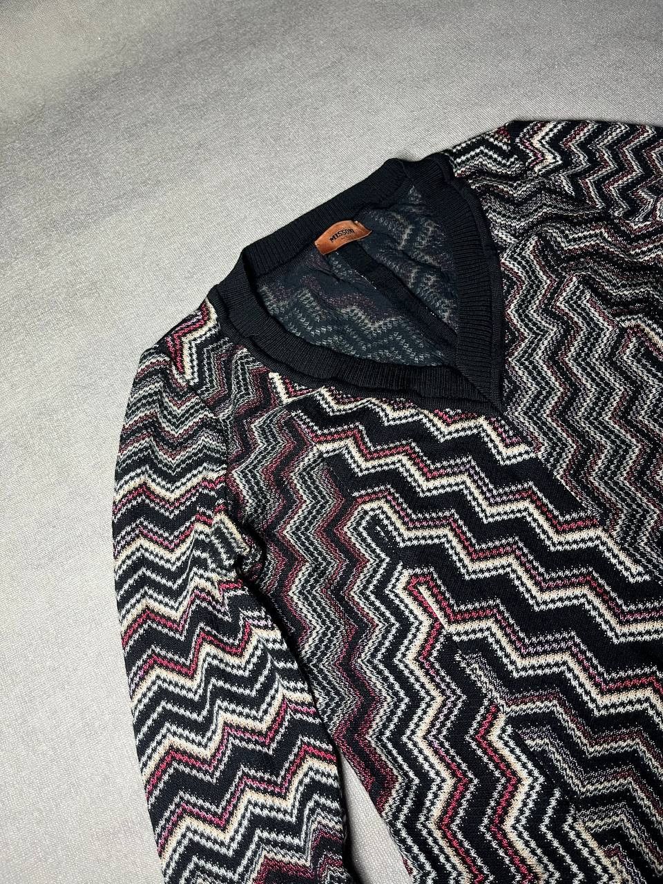 Missoni Missoni Women`s Geomertical Viscosa Knit Mini Dress 40 Size S / US 4 / IT 40 - 5 Thumbnail