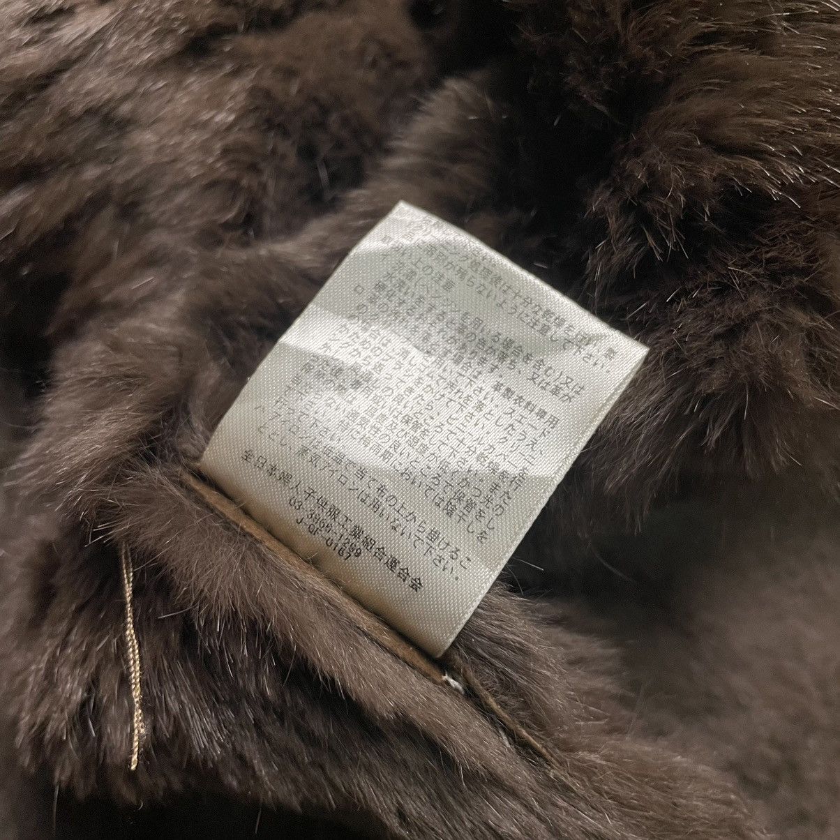 If Six Was Nine VINTAGE SPANISH RABBIT SHEEP LEATHER BLUE FOX FUR JACKET Size M / US 6-8 / IT 42-44 - 15 Thumbnail