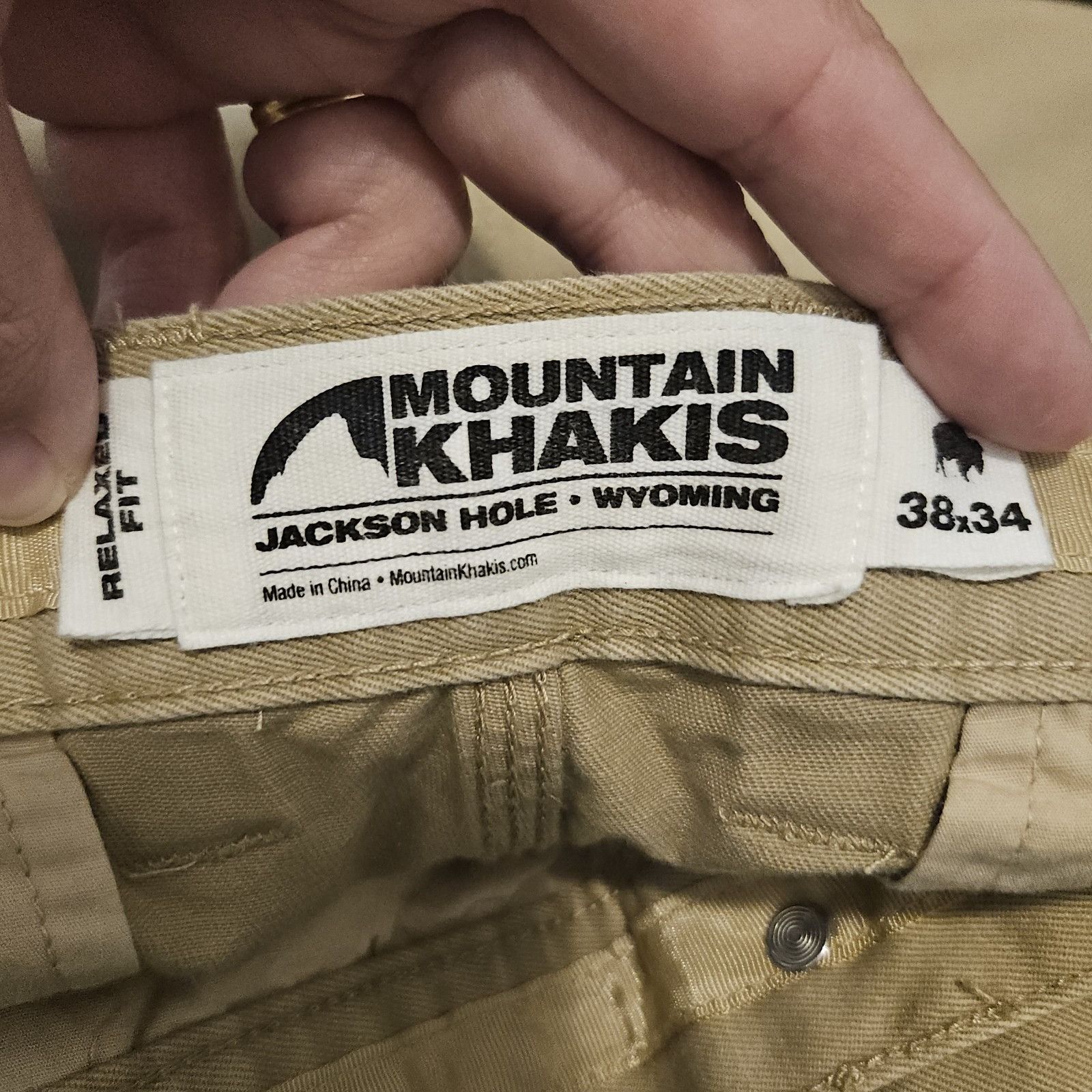 Mountain Khakis Mountain Khakis Tan Relaxed Fit Pants Rugged Hiking Camping Size US 38 / EU 54 - 6 Thumbnail