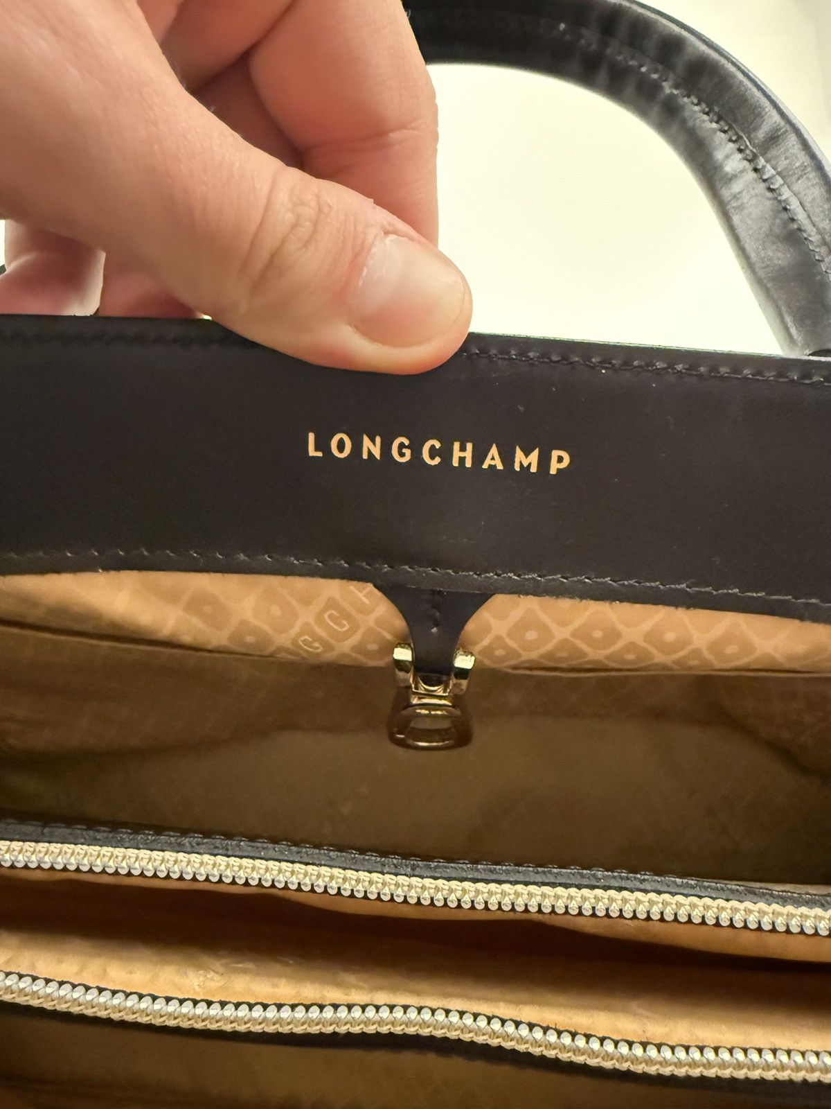 Longchamp Longchamp black leather habdbag Size ONE SIZE - 3 Thumbnail