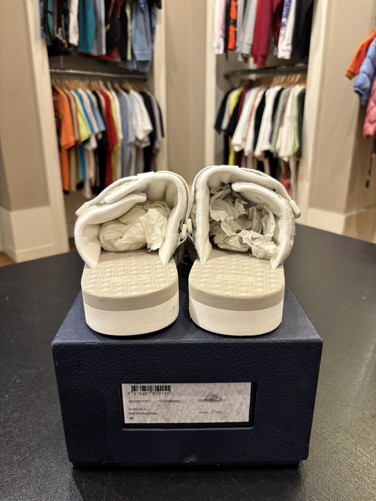 Dior Dior Alpha Slide Off White Size US 9 / EU 42 - 4 Thumbnail
