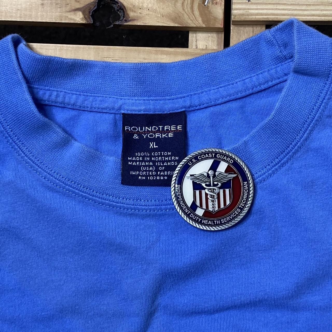 Roundtree & Yorke Vintage Roundtree & Yorke Blue Surf Tee Size XL Size US XL / EU 56 / 4 - 3 Thumbnail