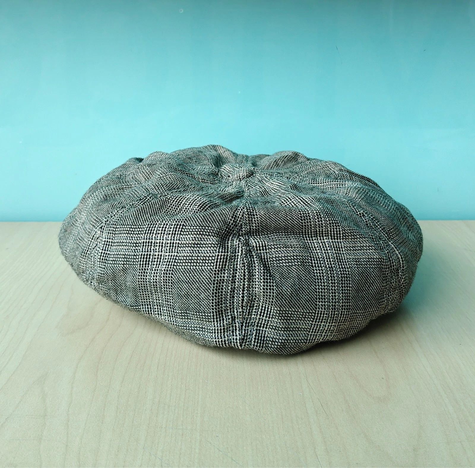 RRL Ralph Lauren DOUBLE RL Wool-Cotton Glen Plaid Newsboy Cap T/1921 Size ONE SIZE - 4 Thumbnail
