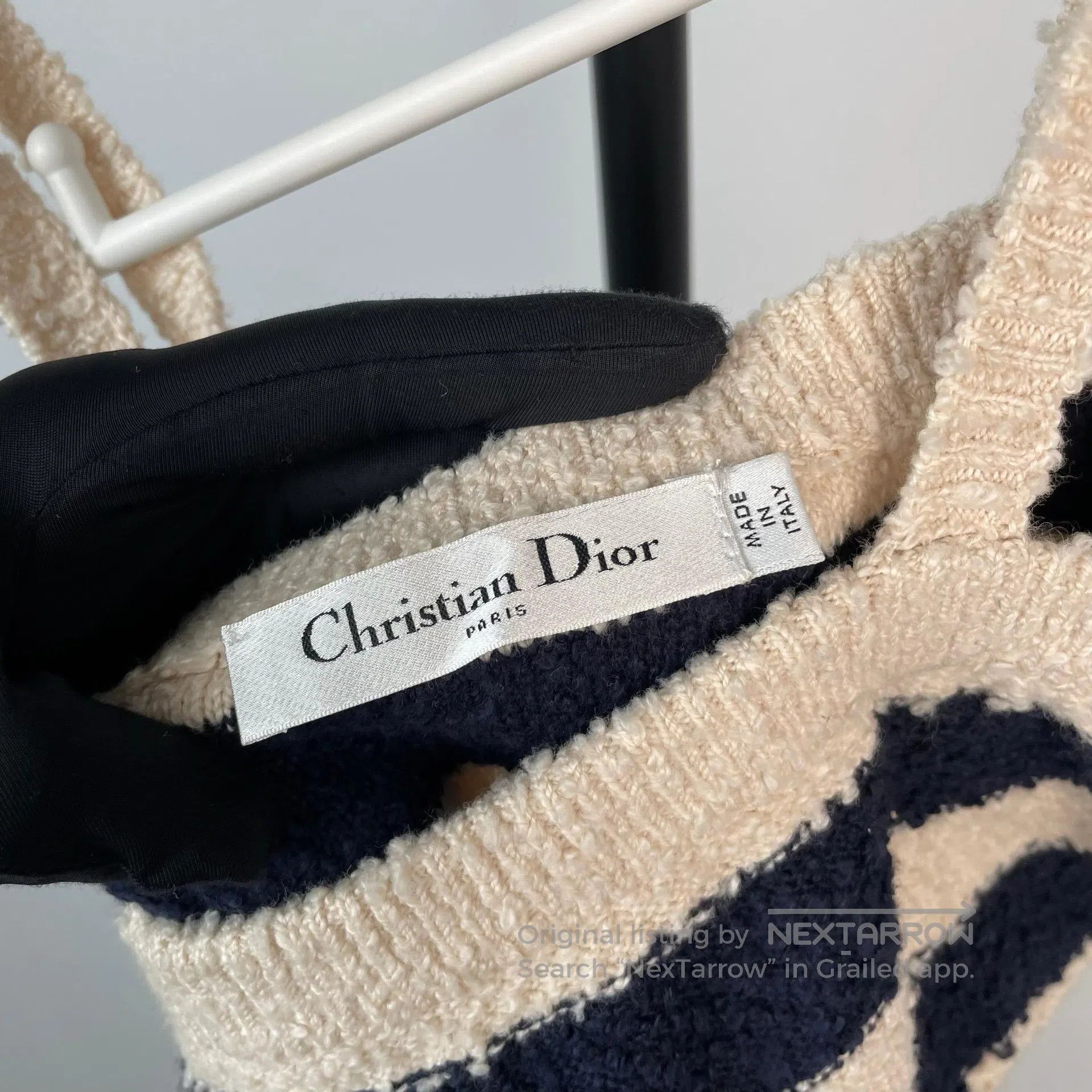 Dior Dior Bee Embroidered Striped Knit Camisole Vest| Size M / US 6-8 / IT 42-44 - 8 Thumbnail