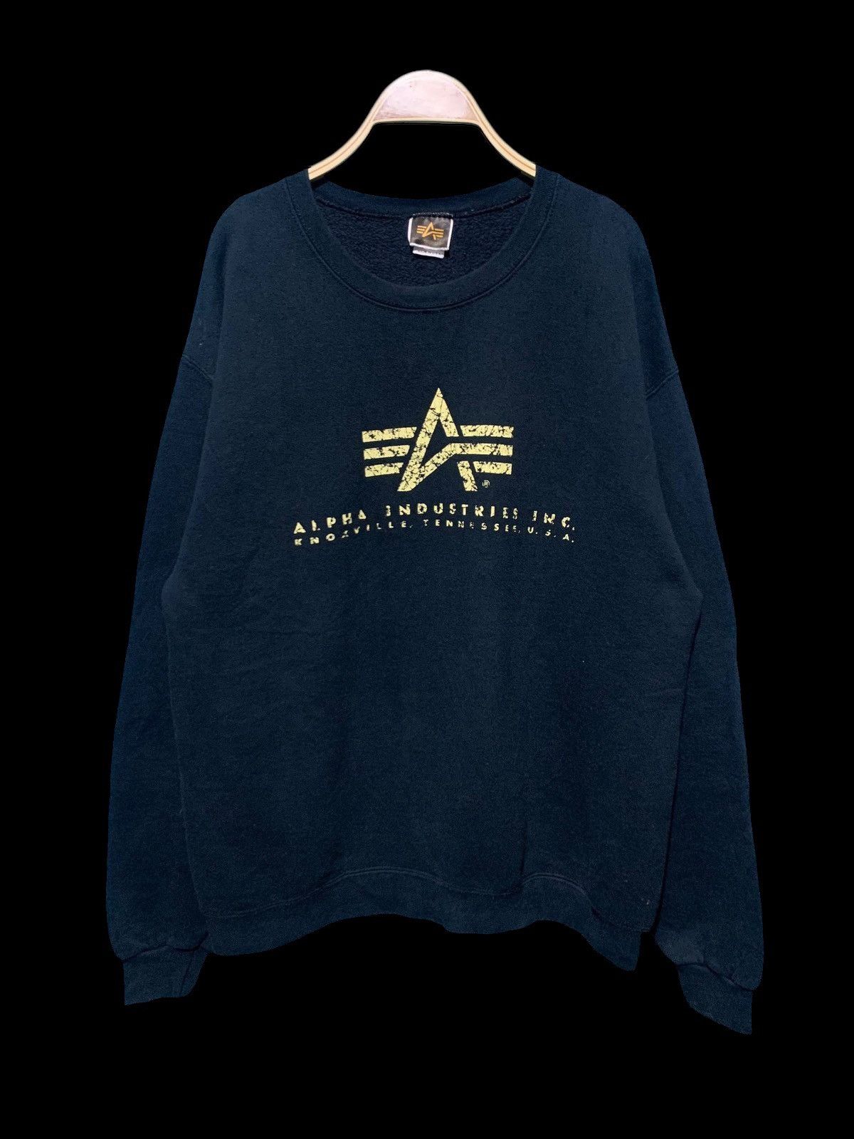 Alpha Industries × Vintage 🔥Vintage Alpha Industries sweatshirt Size US L / EU 52-54 / 3 - 1 Thumbnail