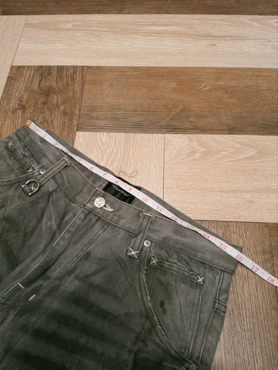 If Six Was Nine VARENTINE JAPAN FLARE DISTRESSED JEANS Size US 32 / EU 48 - 10 Thumbnail