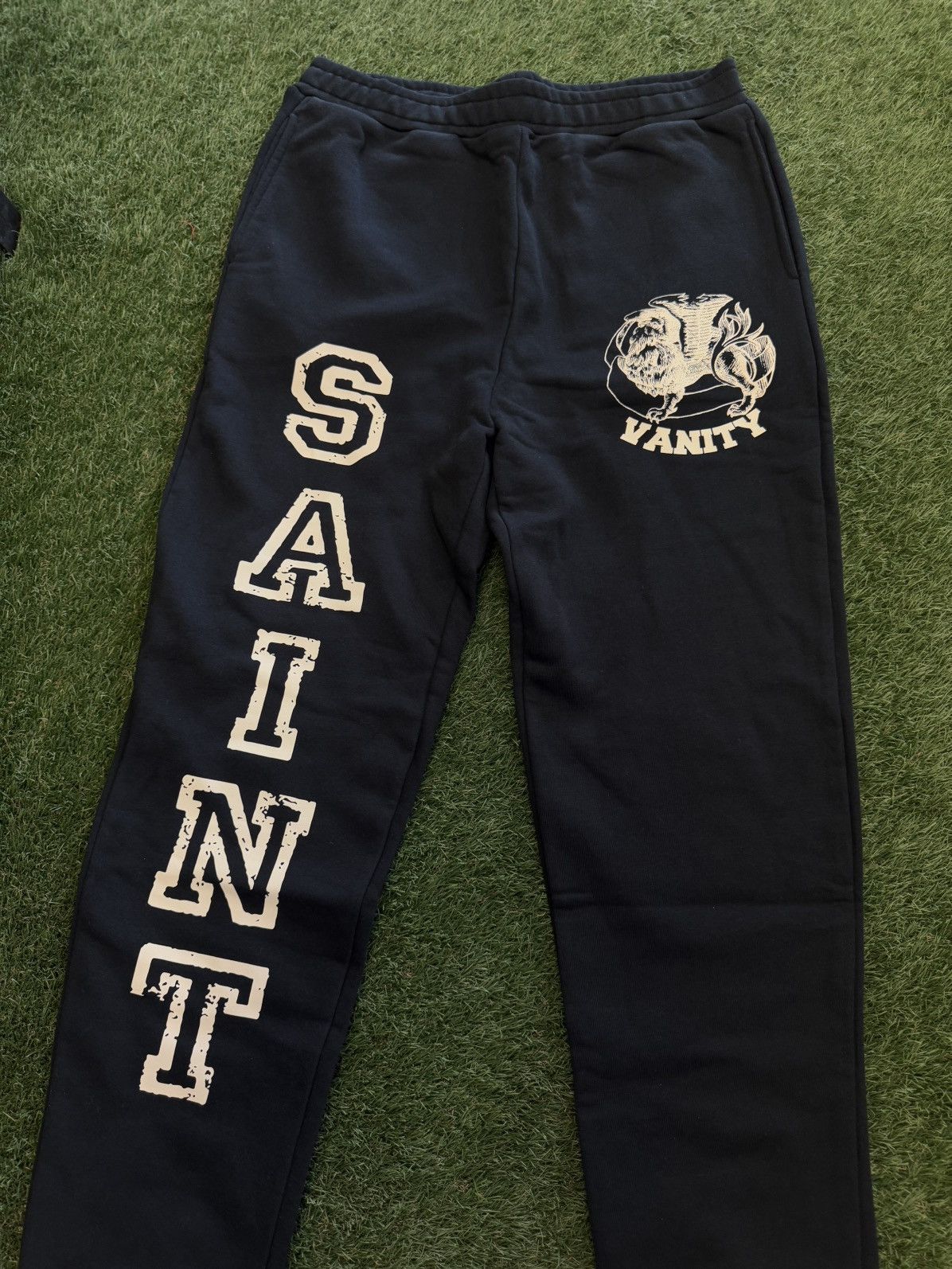 Saint Vanity Saint Vanity Sweatpants Black White Size XL (NEW) Size US 33 - 3 Thumbnail