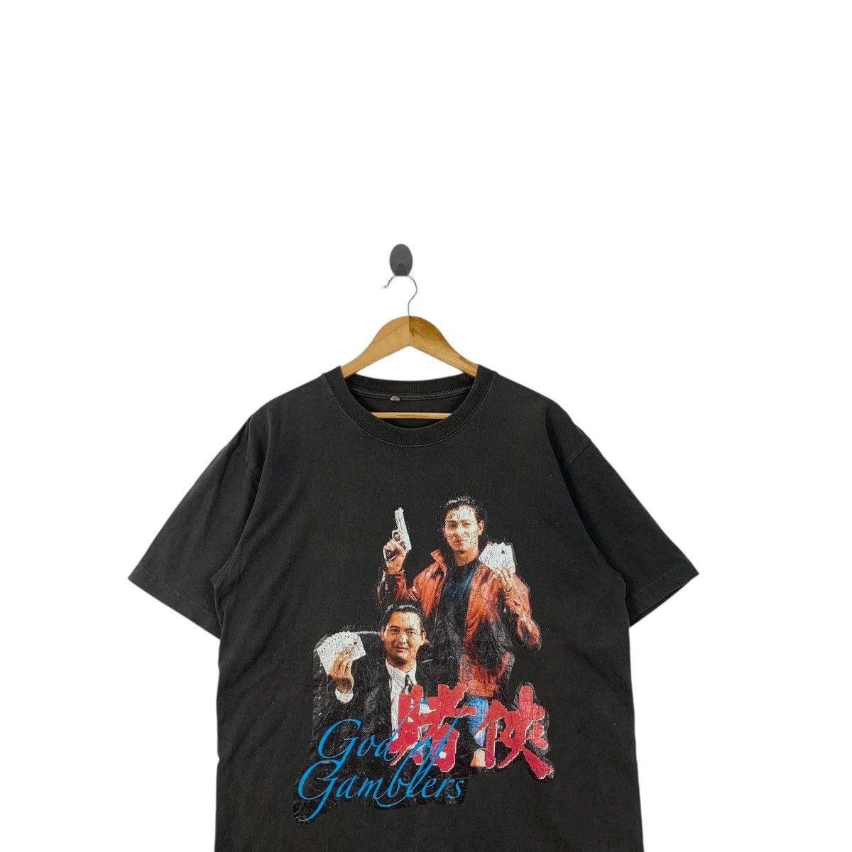 Other GOD OF GAMBLERS Chow Yun Fat Andy Lau Movie Tee Shirt Top Size US XL / EU 56 / 4 - 2 Thumbnail