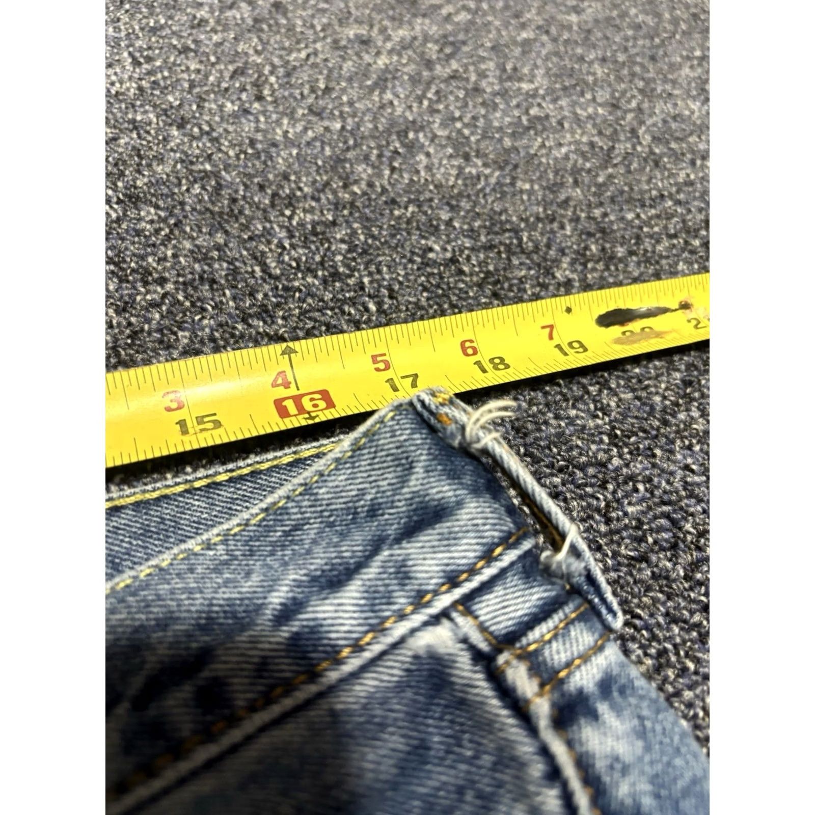Levi's Levi'S Jeans Mens 34 X 32 Blue Men Regular Straight Leg Wash Denim Classic Size US 34 / EU 50 - 3 Thumbnail
