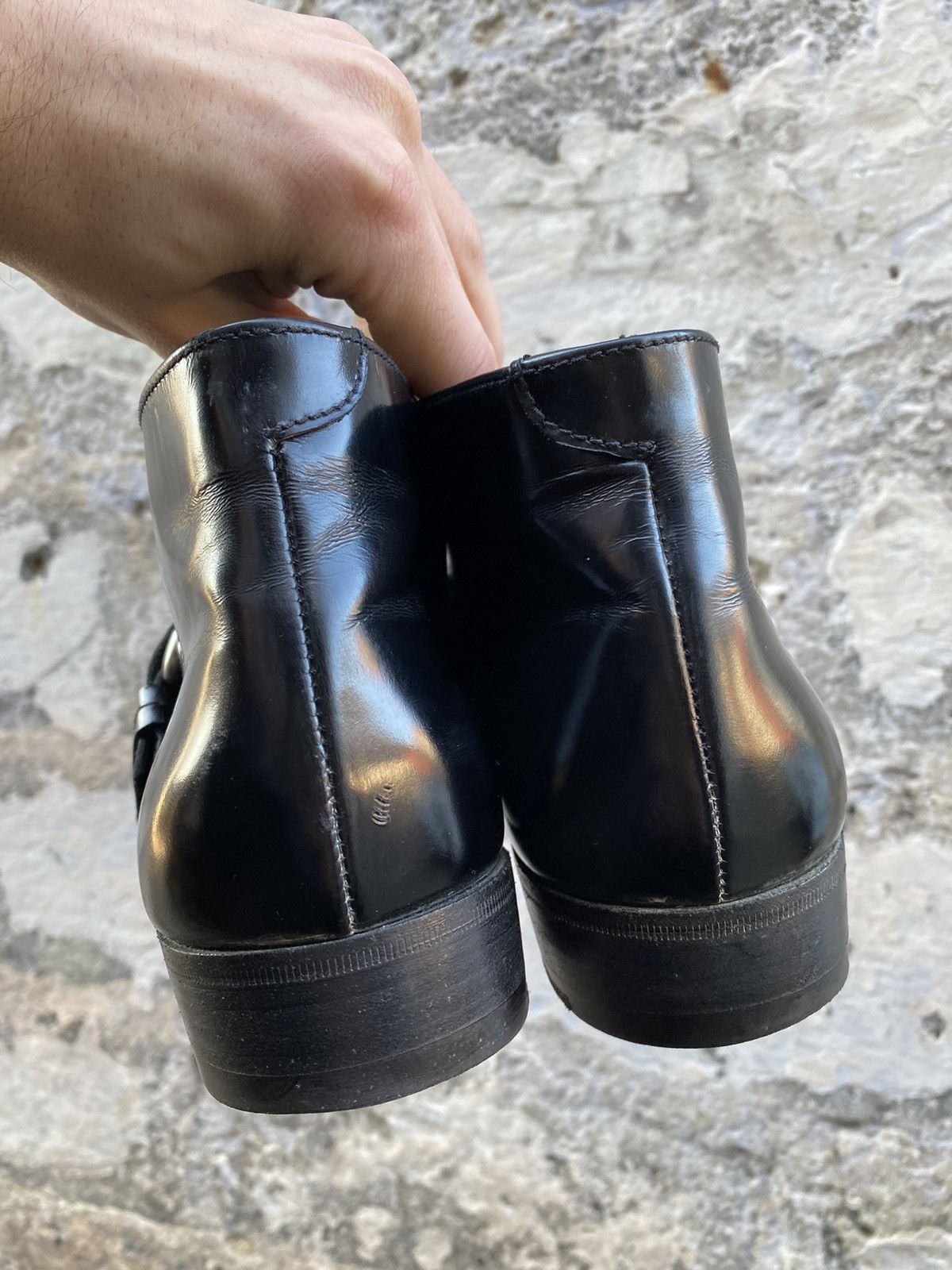 Prada × Vintage Prada leather Strap Half boots size uk7.5 Size US 7.5 / EU 40-41 - 10 Thumbnail