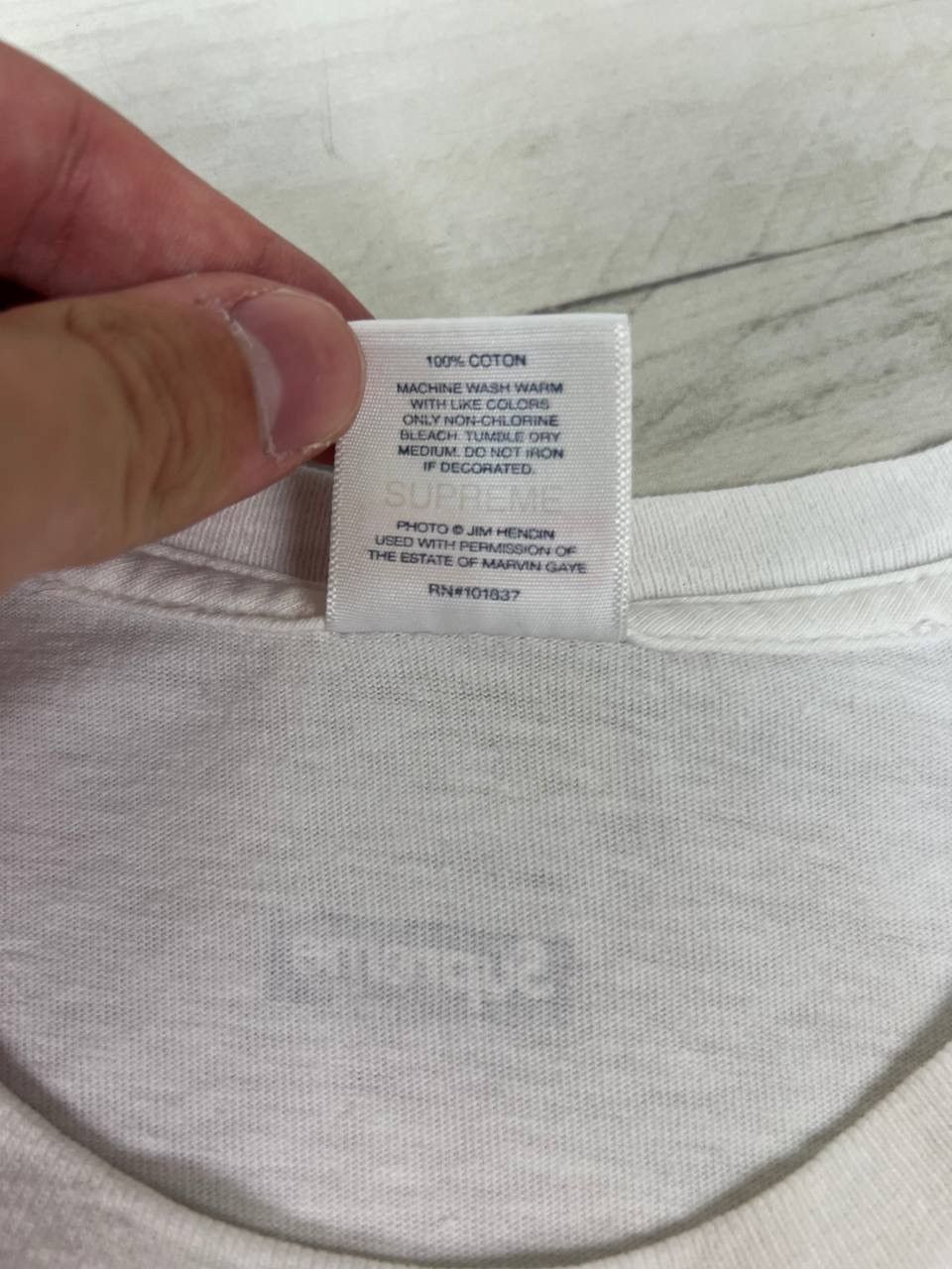 Supreme Supreme Marvin Gaye Tee Size US M / EU 48-50 / 2 - 6 Thumbnail
